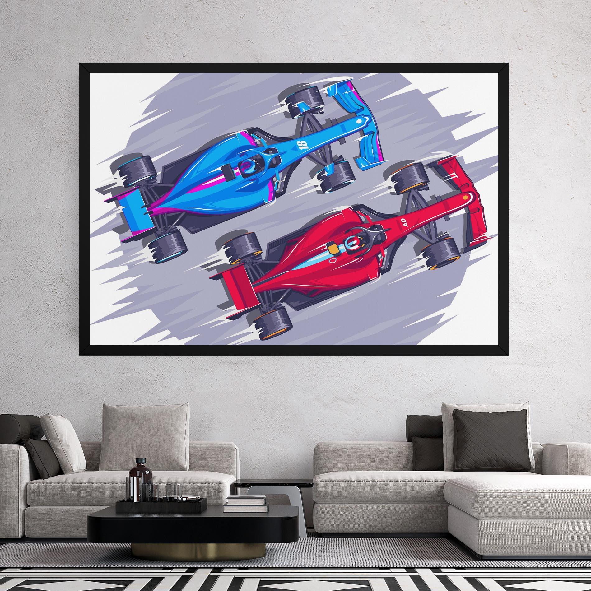 Obraz na Płótnie Bolides mockup 2