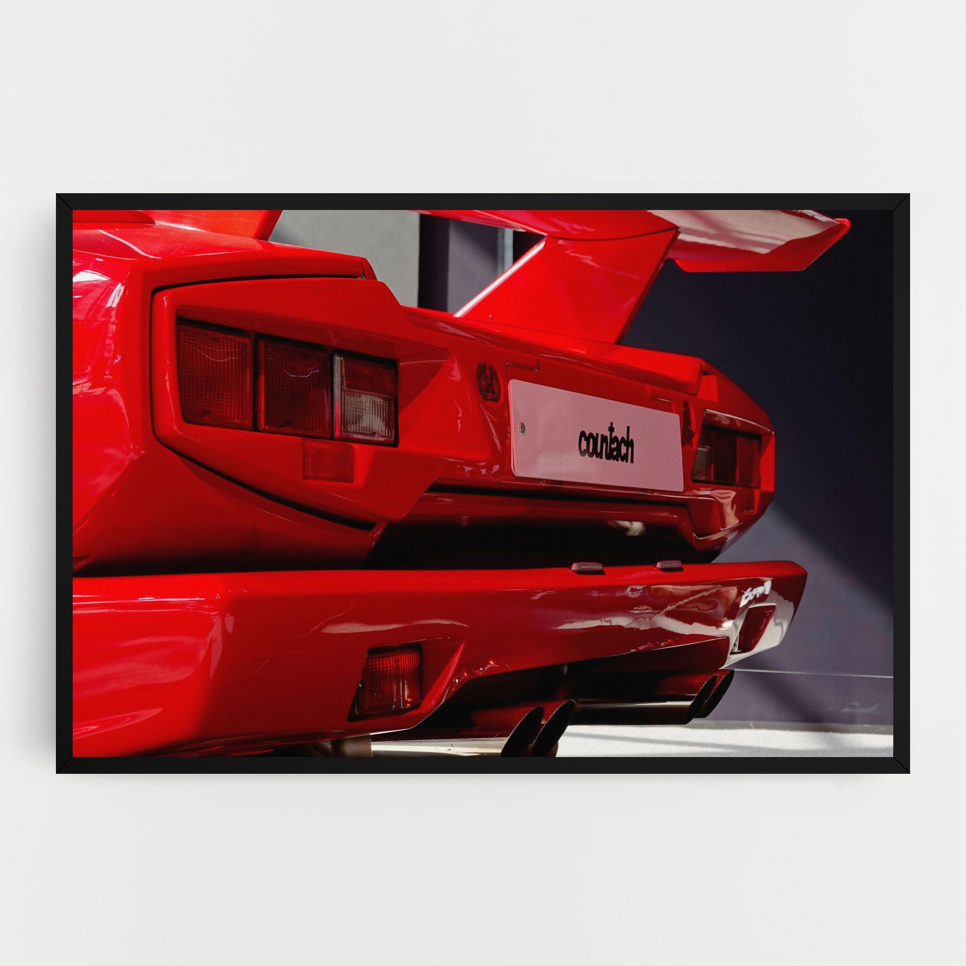 Red Rear Countach mockup 0