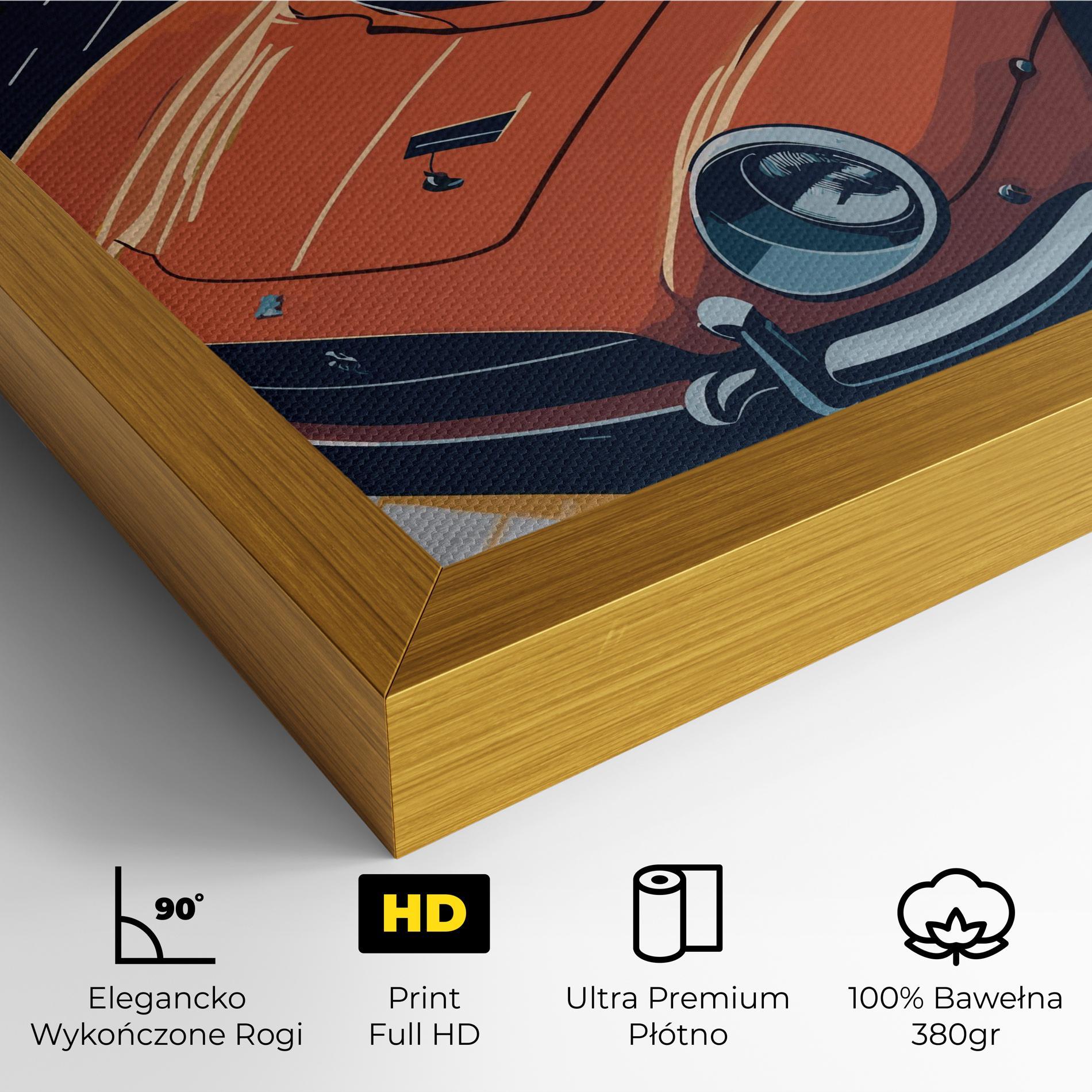 Obraz na Płótnie Ferrari 250 Gto mockup 4