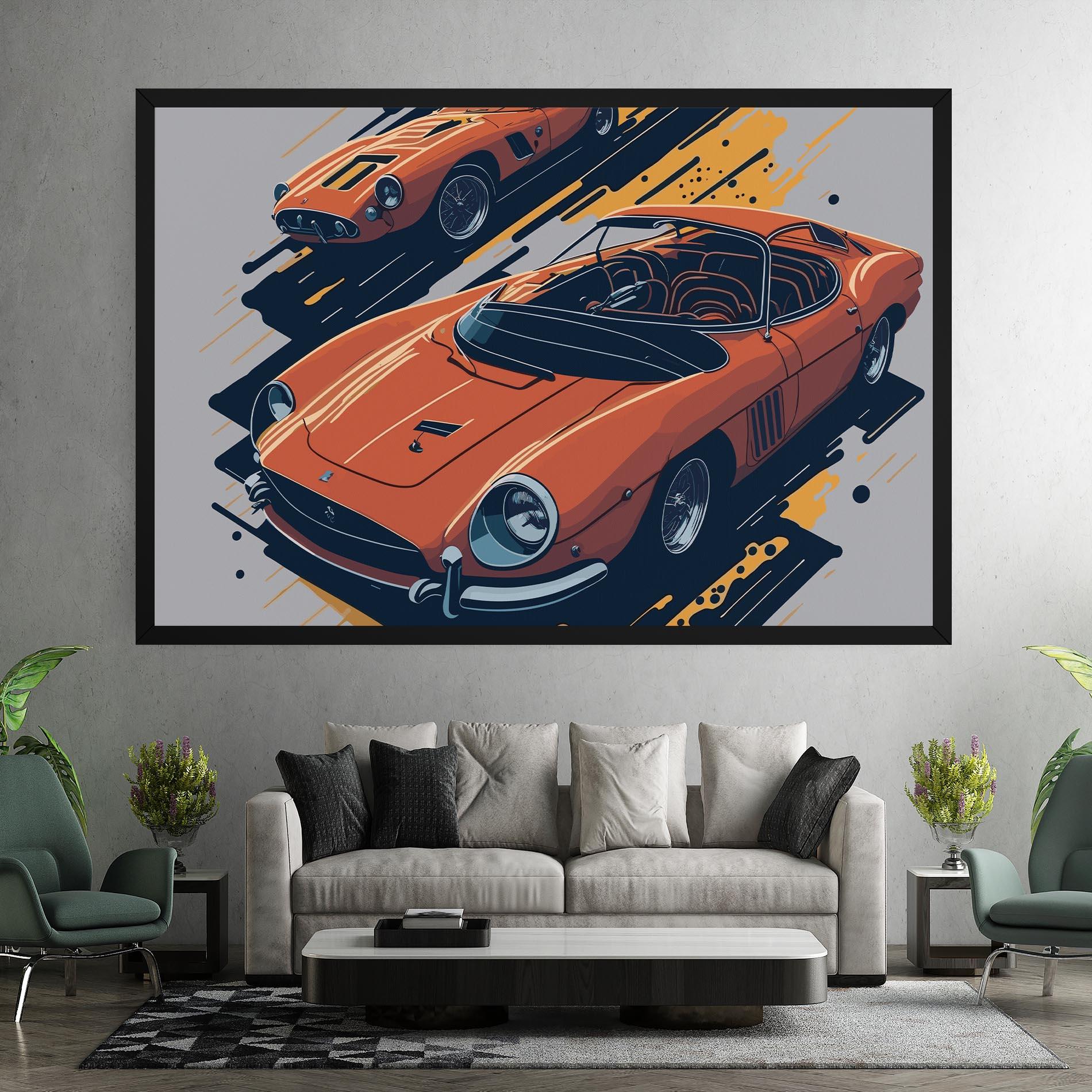 Obraz na Płótnie Ferrari 250 Gto mockup 7