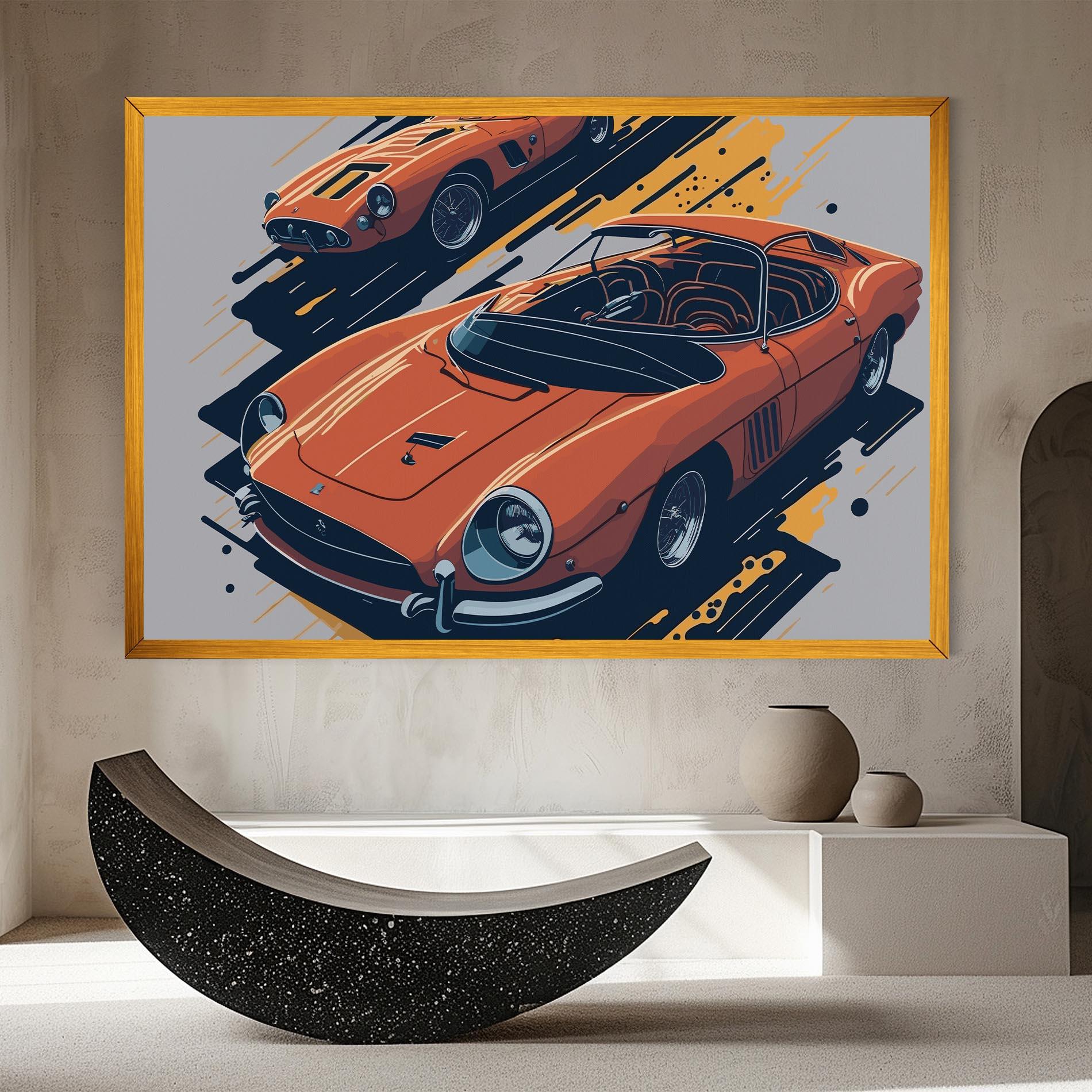 Obraz na Płótnie Ferrari 250 Gto mockup 8