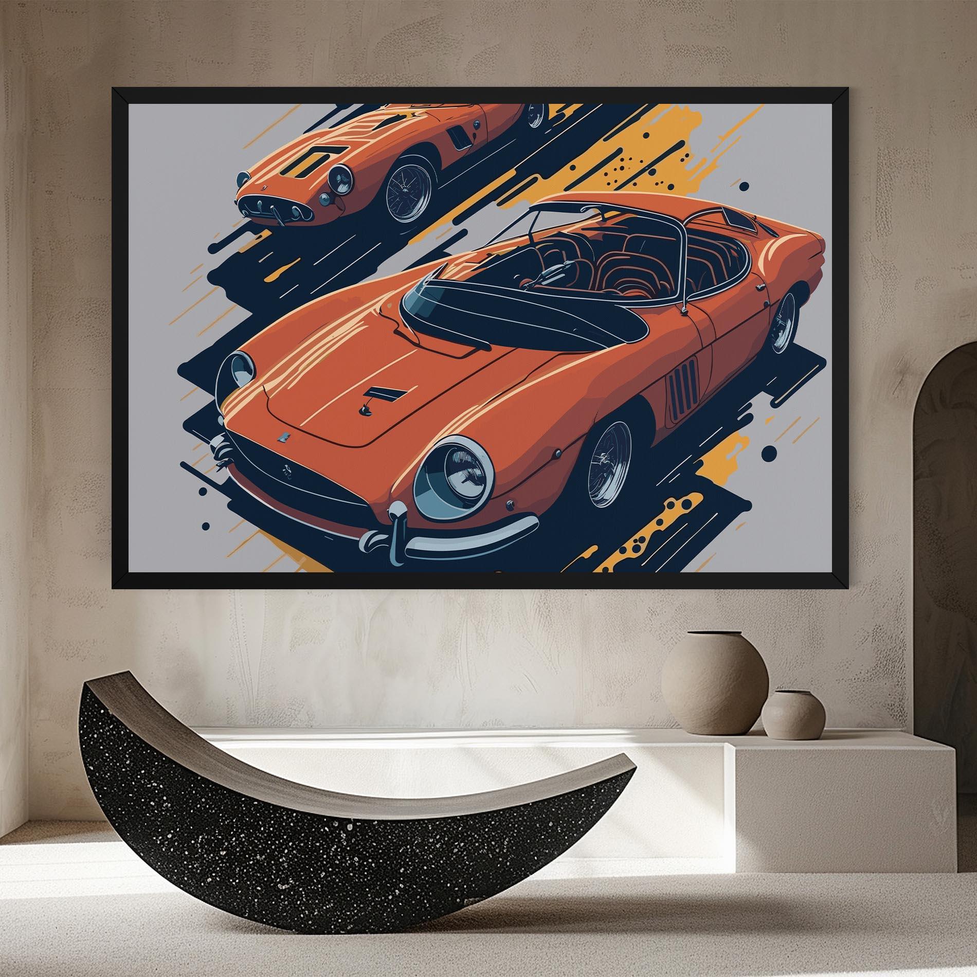 Obraz na Płótnie Ferrari 250 Gto mockup 8