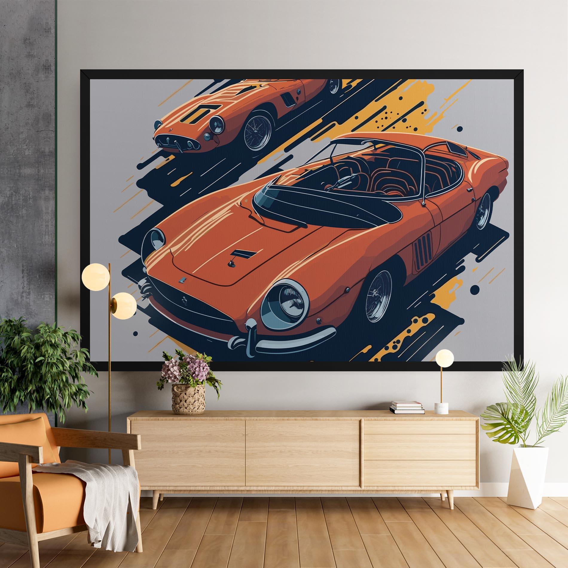 Obraz na Płótnie Ferrari 250 Gto mockup 9