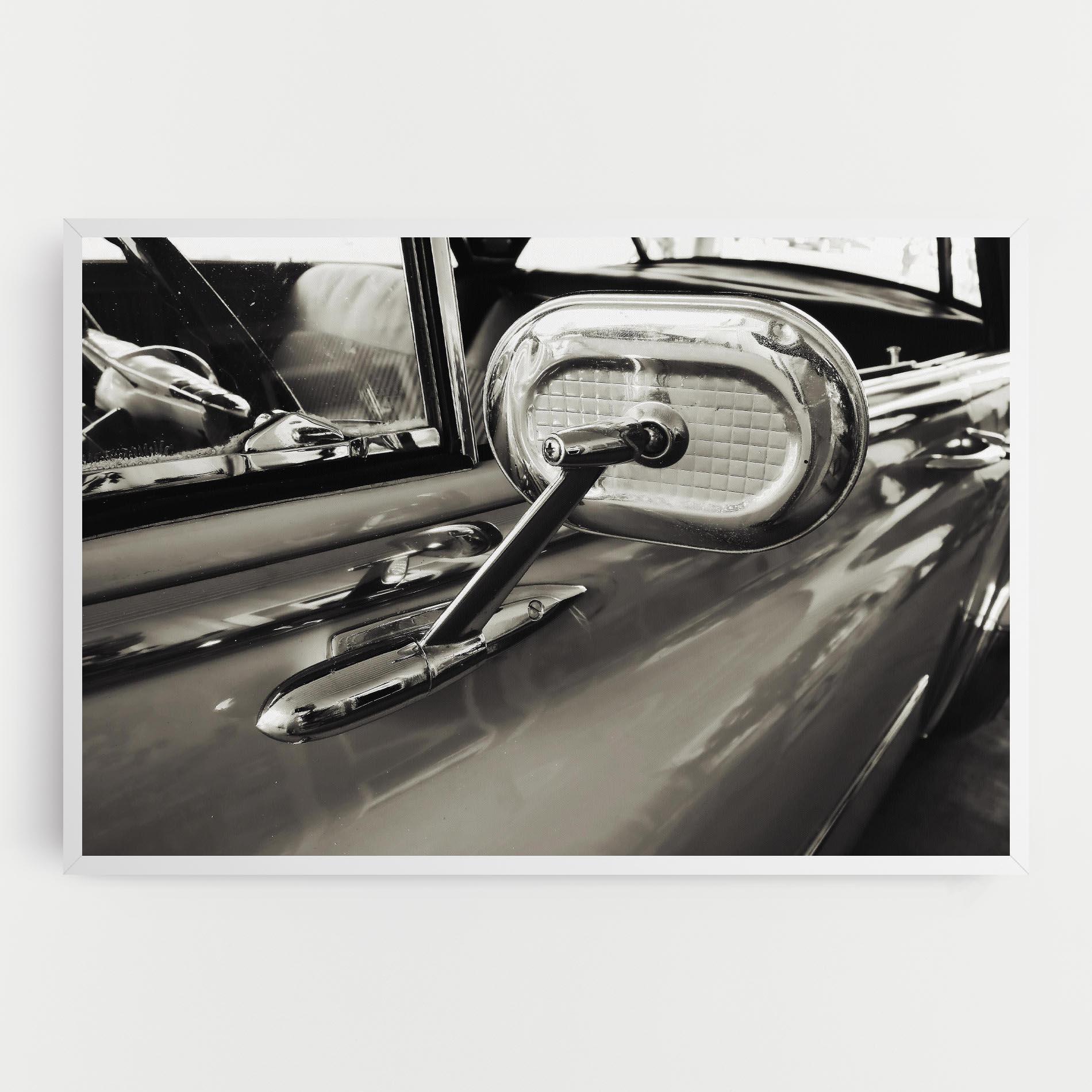 Obraz na Płótnie Close Up Grey Car mockup 0