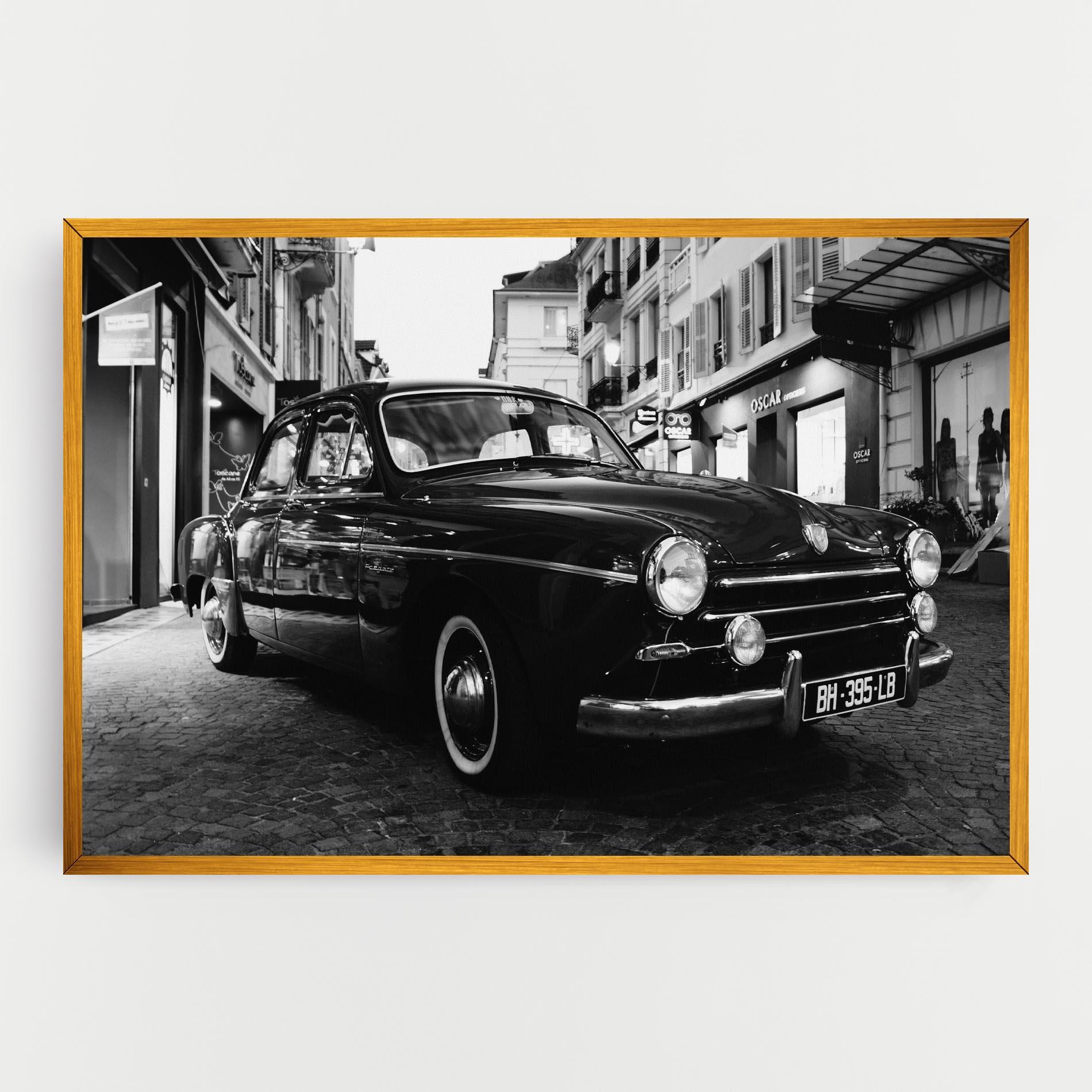 Obraz na Płótnie Pretty Black Car mockup 0