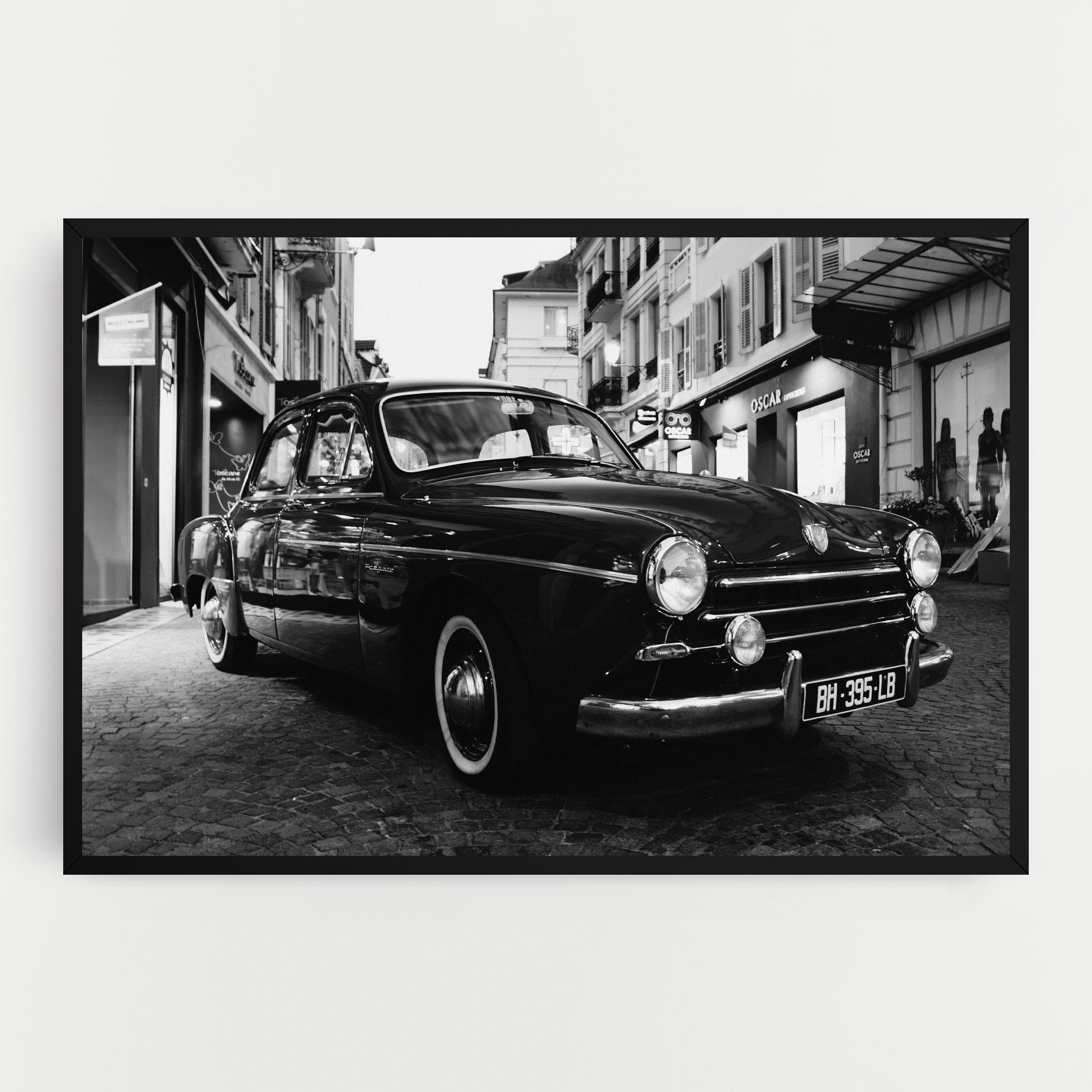 Obraz na Płótnie Pretty Black Car mockup 0