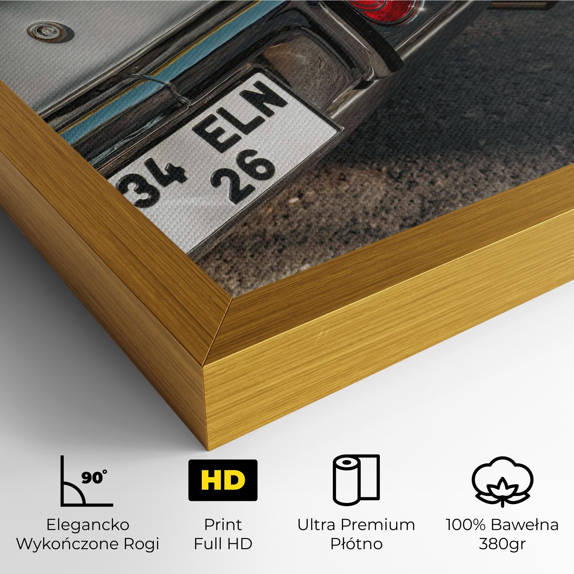 Old Grey Car mockup 4