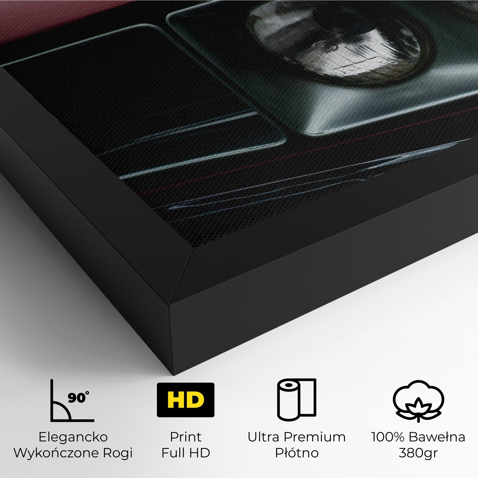 Obraz na Płótnie Dark Red Car mockup 4