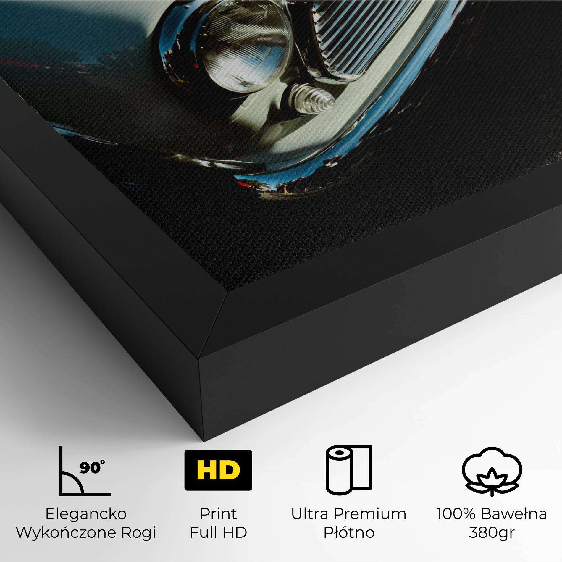 Obraz na Płótnie Light Blue Car mockup 4