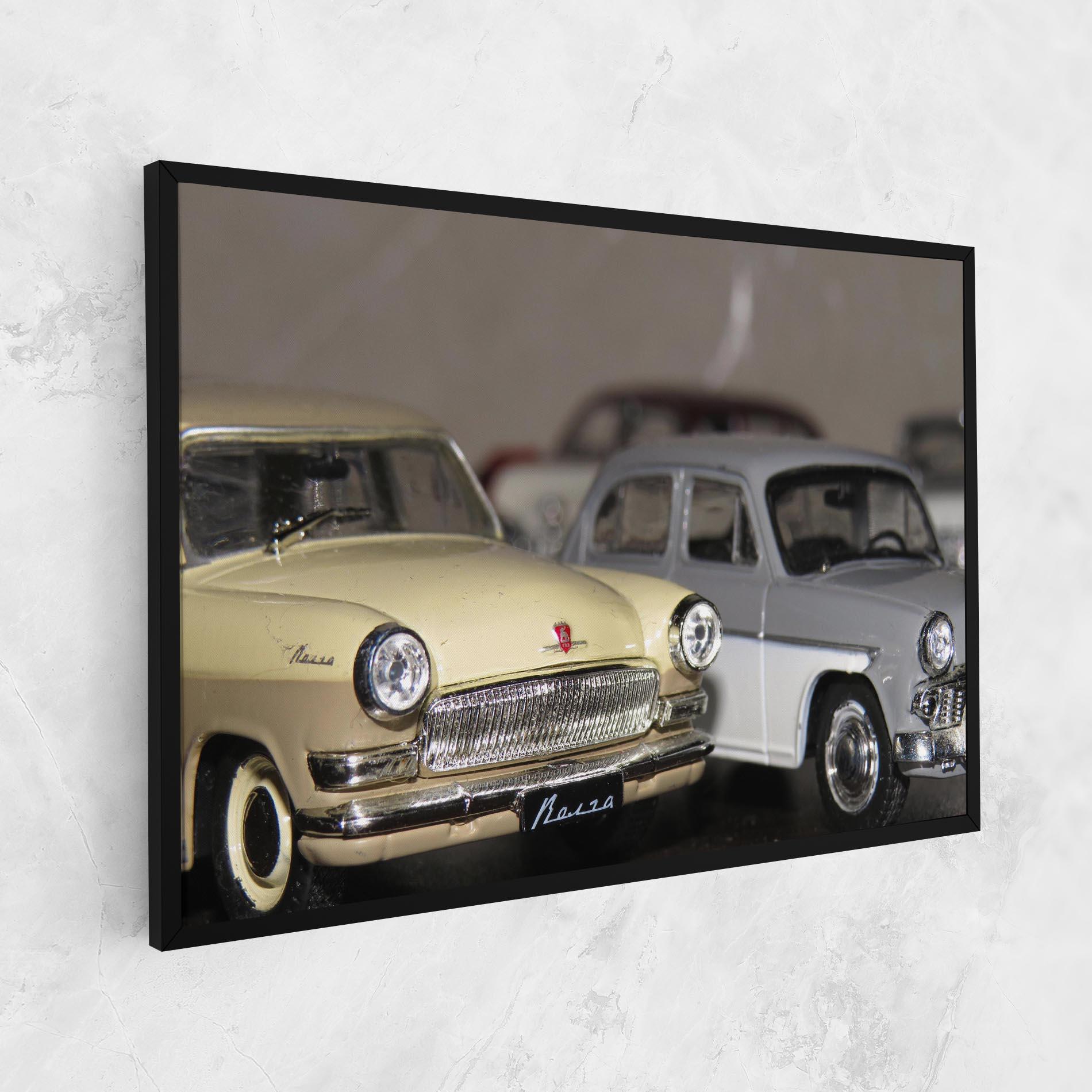 Obraz na Płótnie Cream Grey Car mockup 1