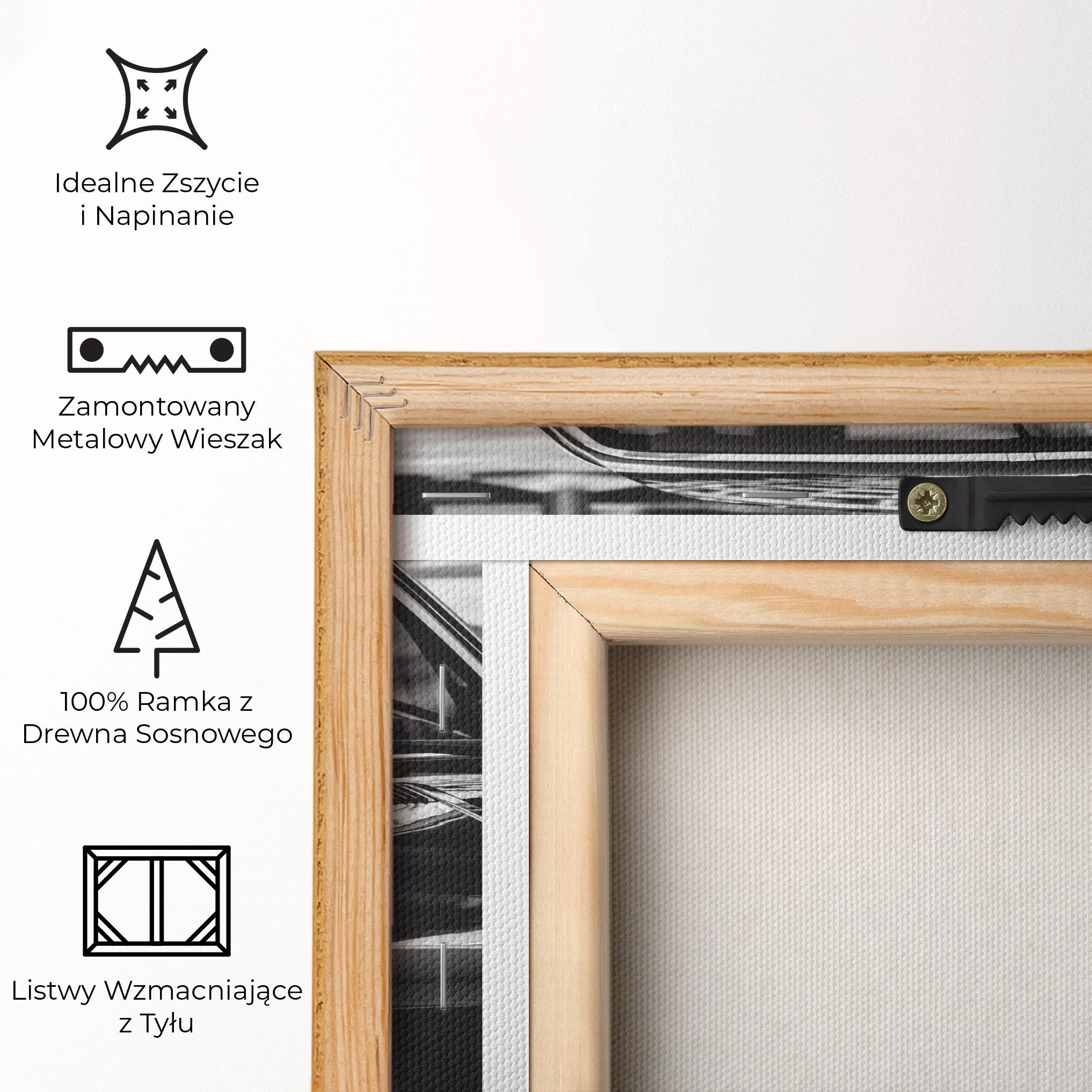 Obraz na Płótnie Black Shiny Car mockup 5