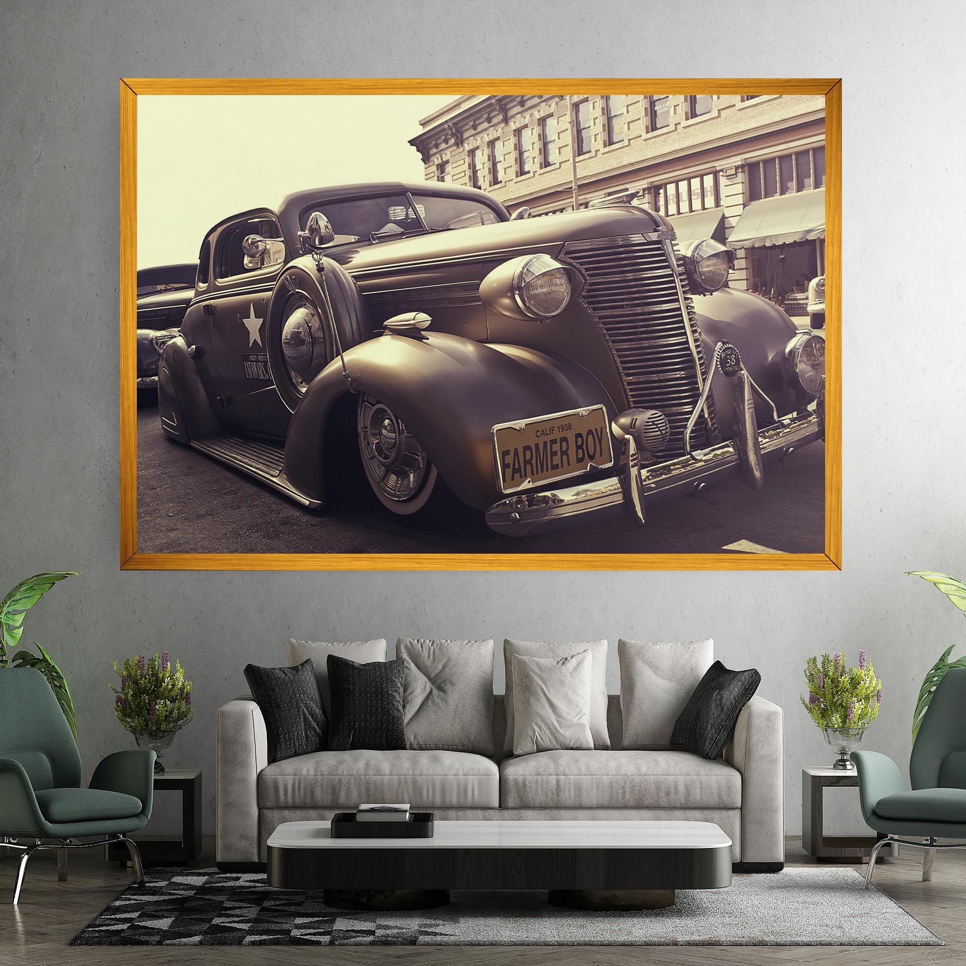 Old Classic Car mockup 7