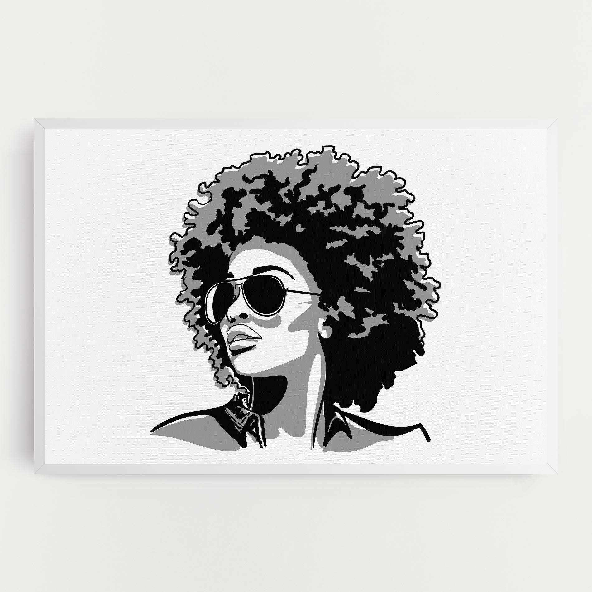 Obraz na Płótnie Black Grasses mockup 0