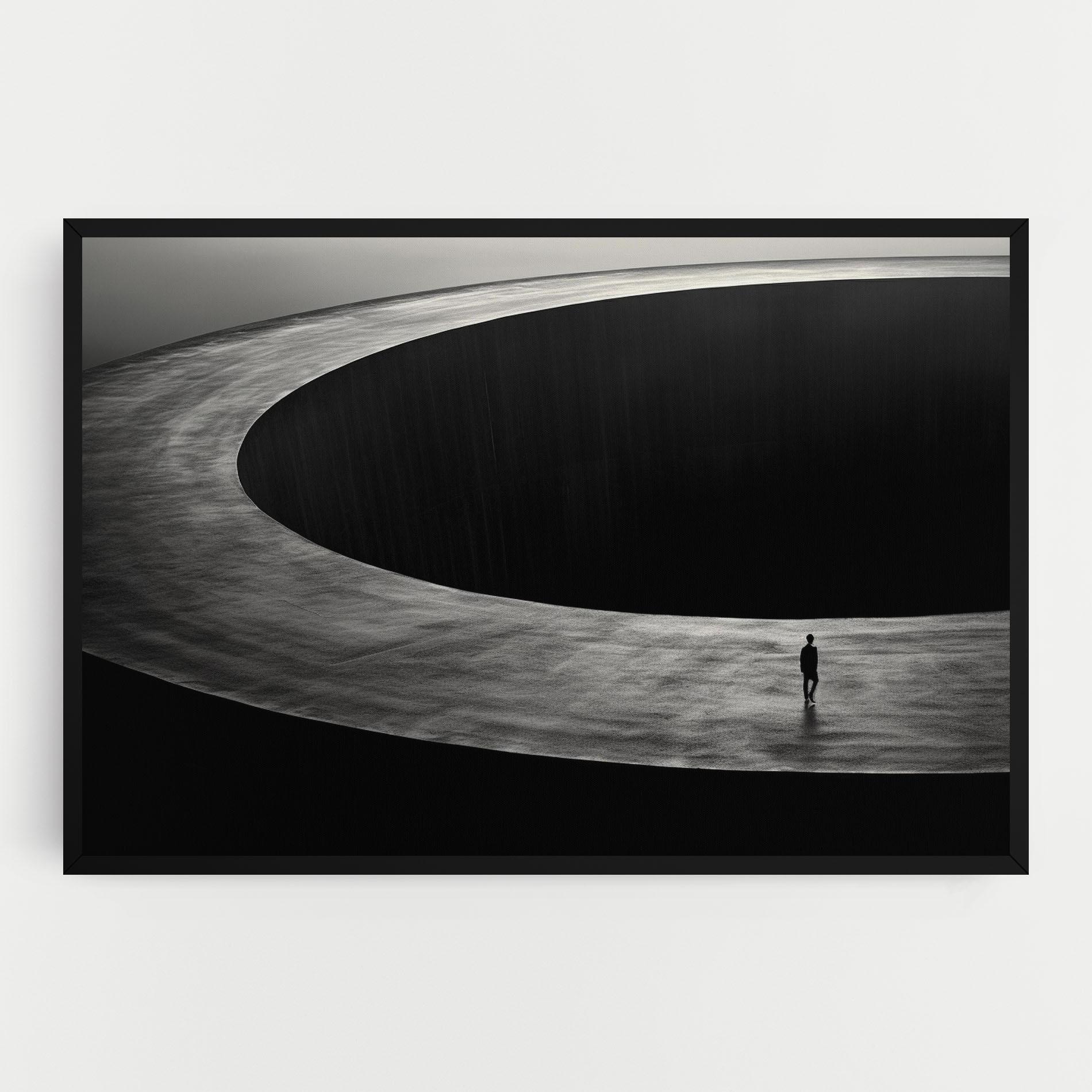 Obraz na Płótnie Man Walking mockup 0