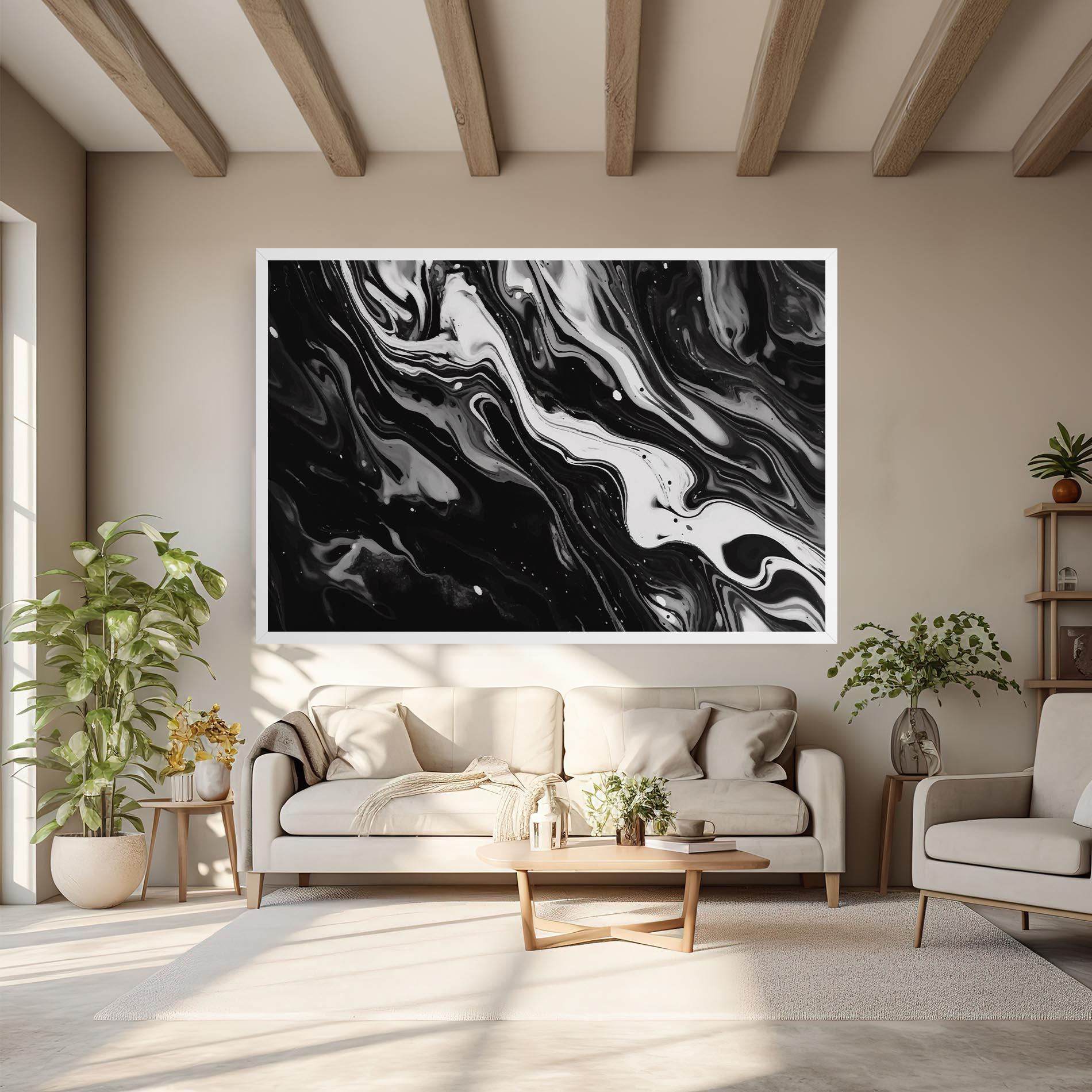 Obraz na Płótnie Grey Art Marble mockup 6