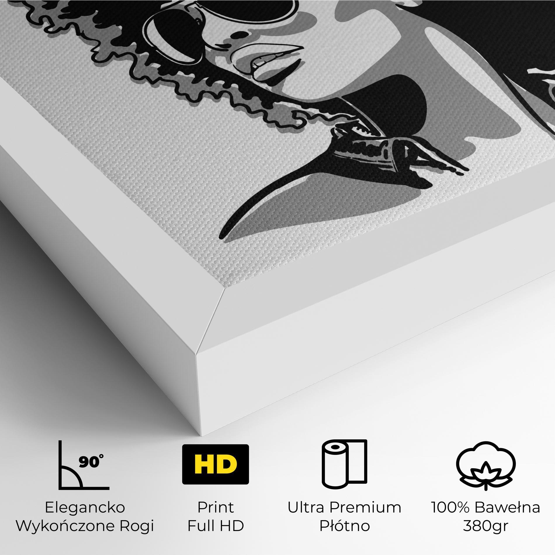 Obraz na Płótnie Black Grasses mockup 4