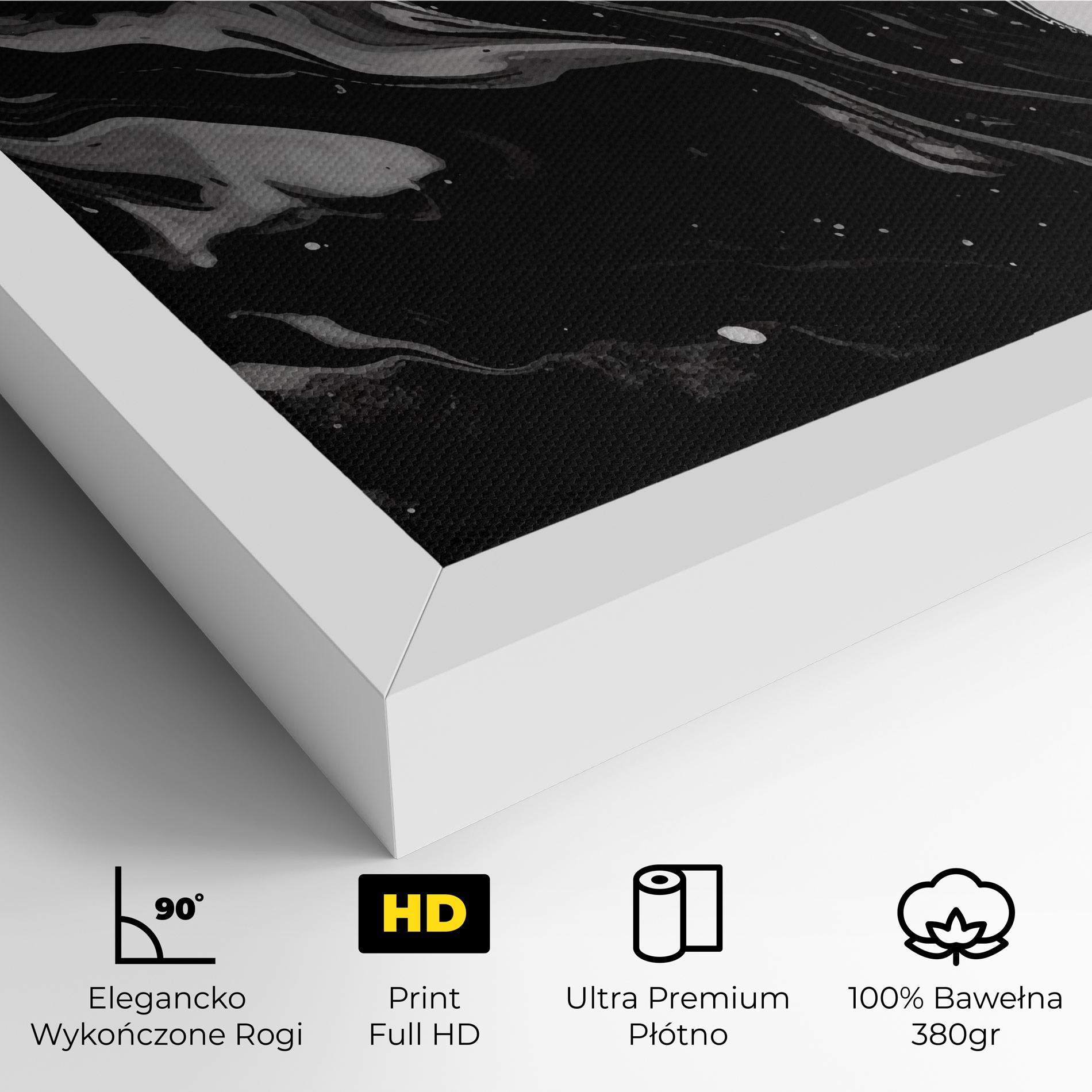 Obraz na Płótnie Grey Art Marble mockup 4