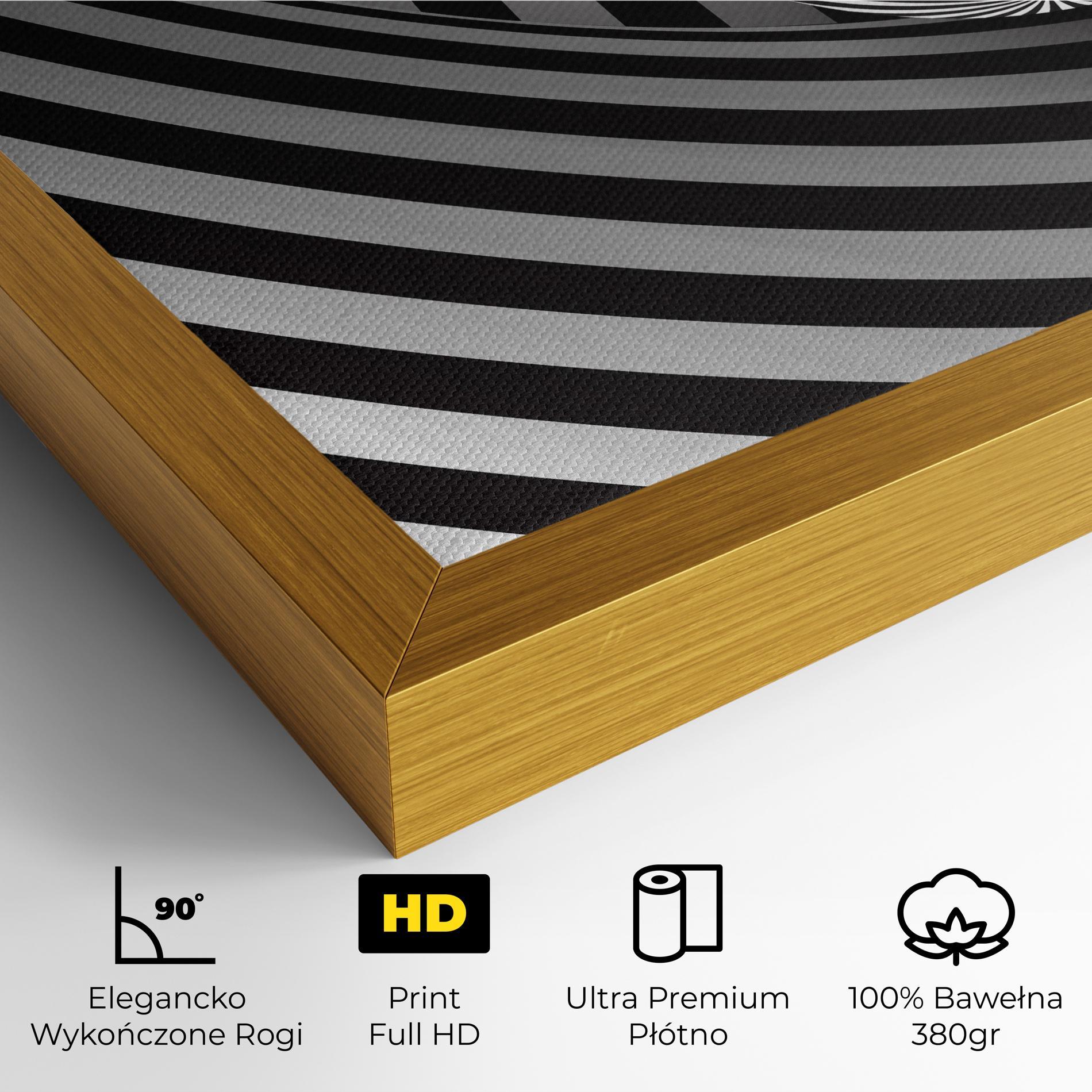 Obraz na Płótnie 3d Zebra Ball mockup 4