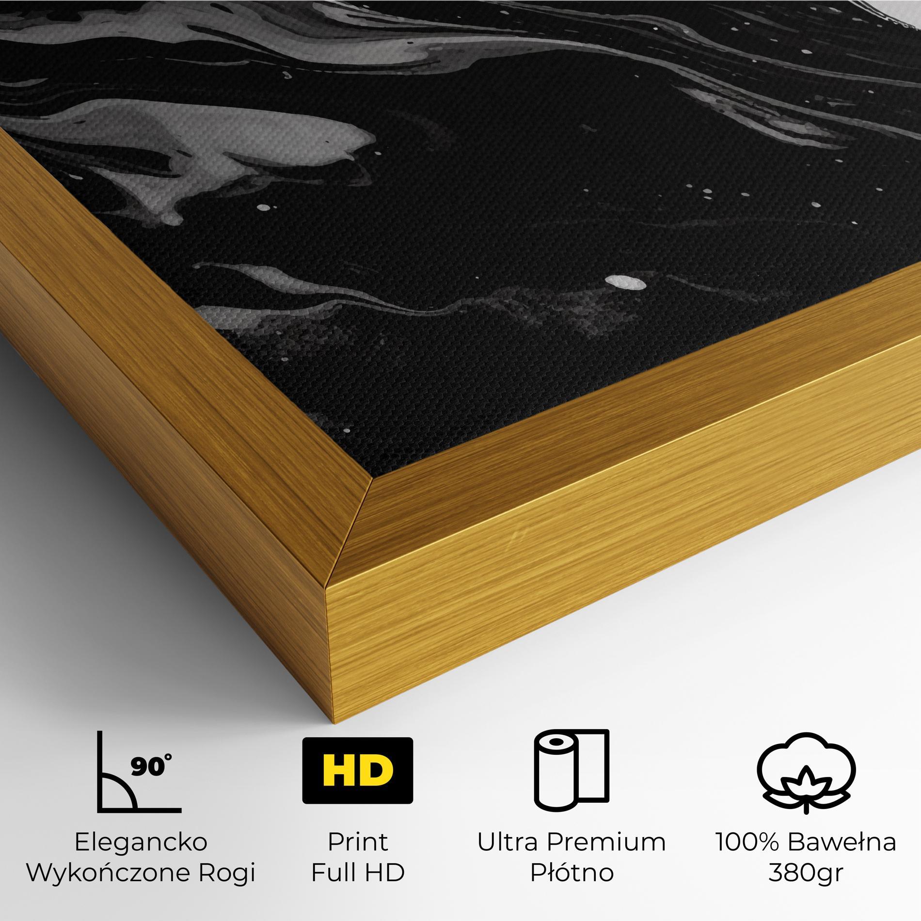 Obraz na Płótnie Grey Art Marble mockup 4