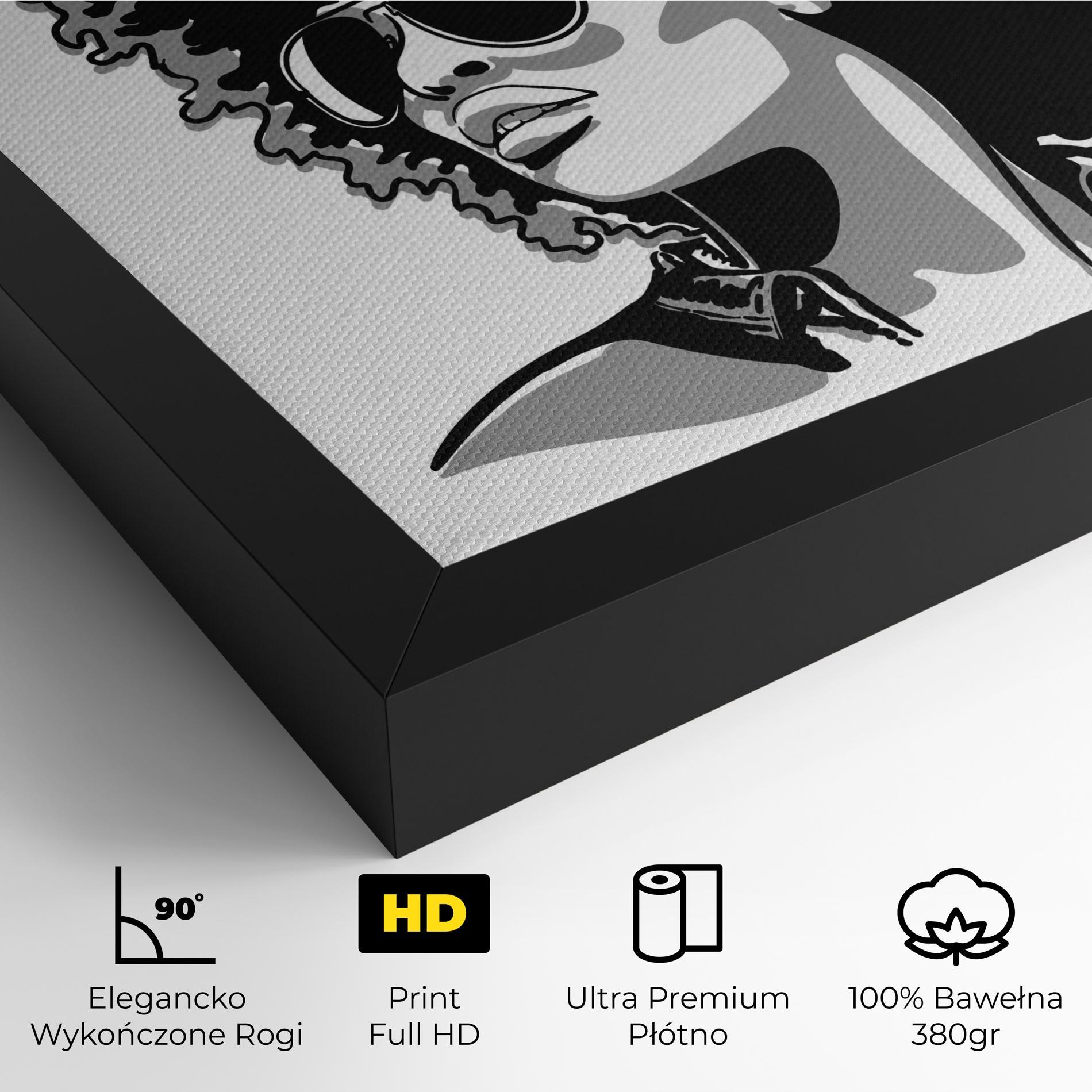 Obraz na Płótnie Black Grasses mockup 4