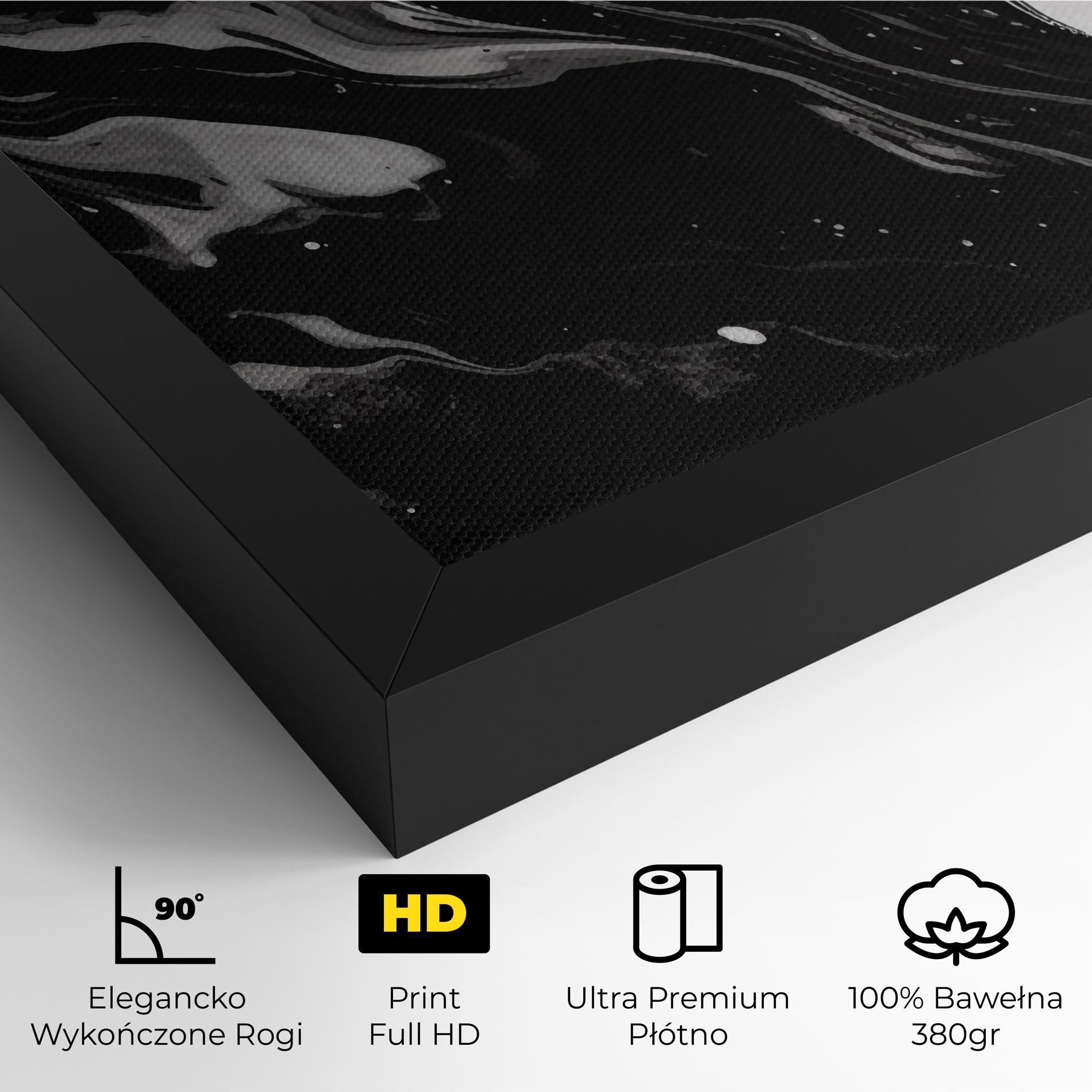 Obraz na Płótnie Grey Art Marble mockup 4