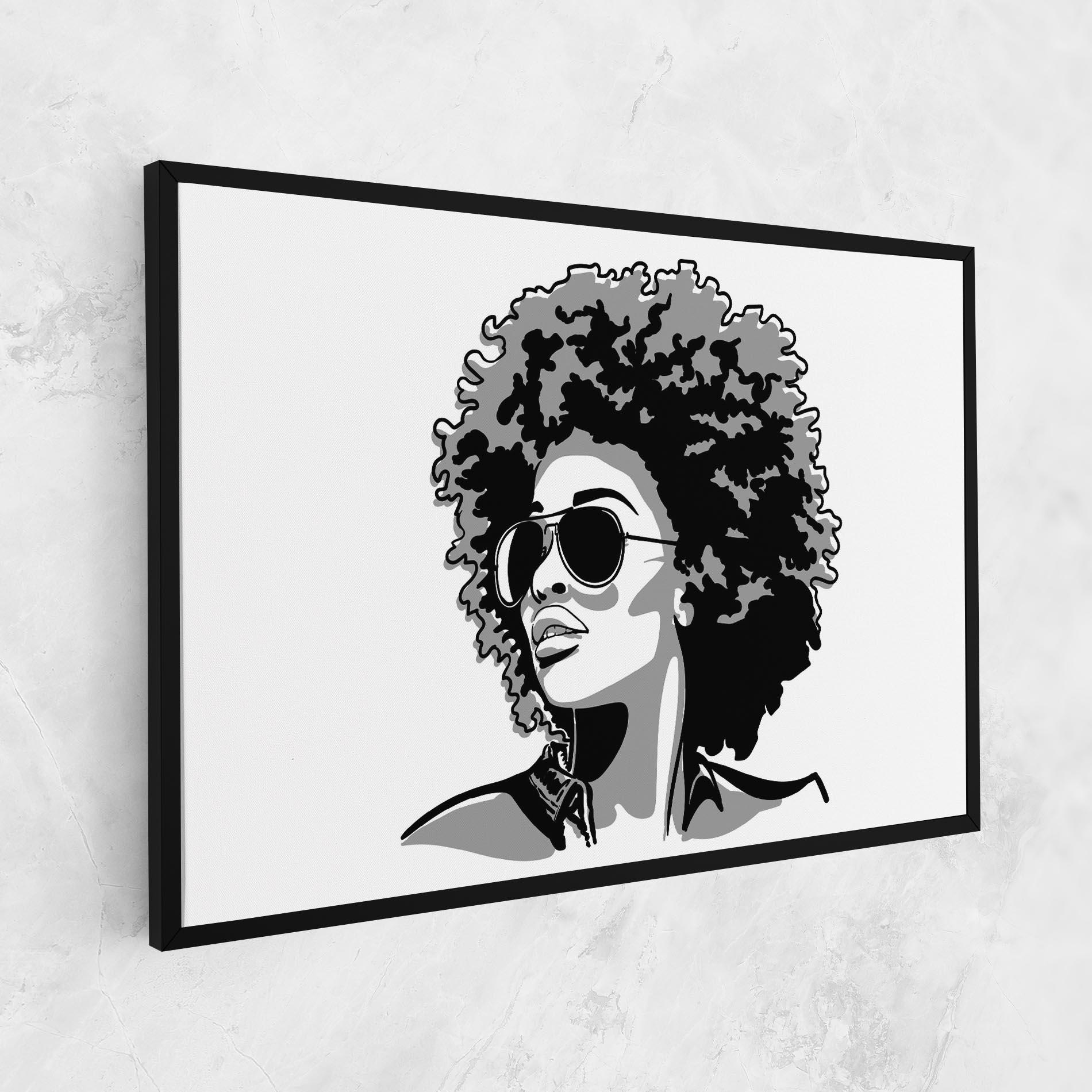 Obraz na Płótnie Black Grasses mockup 1