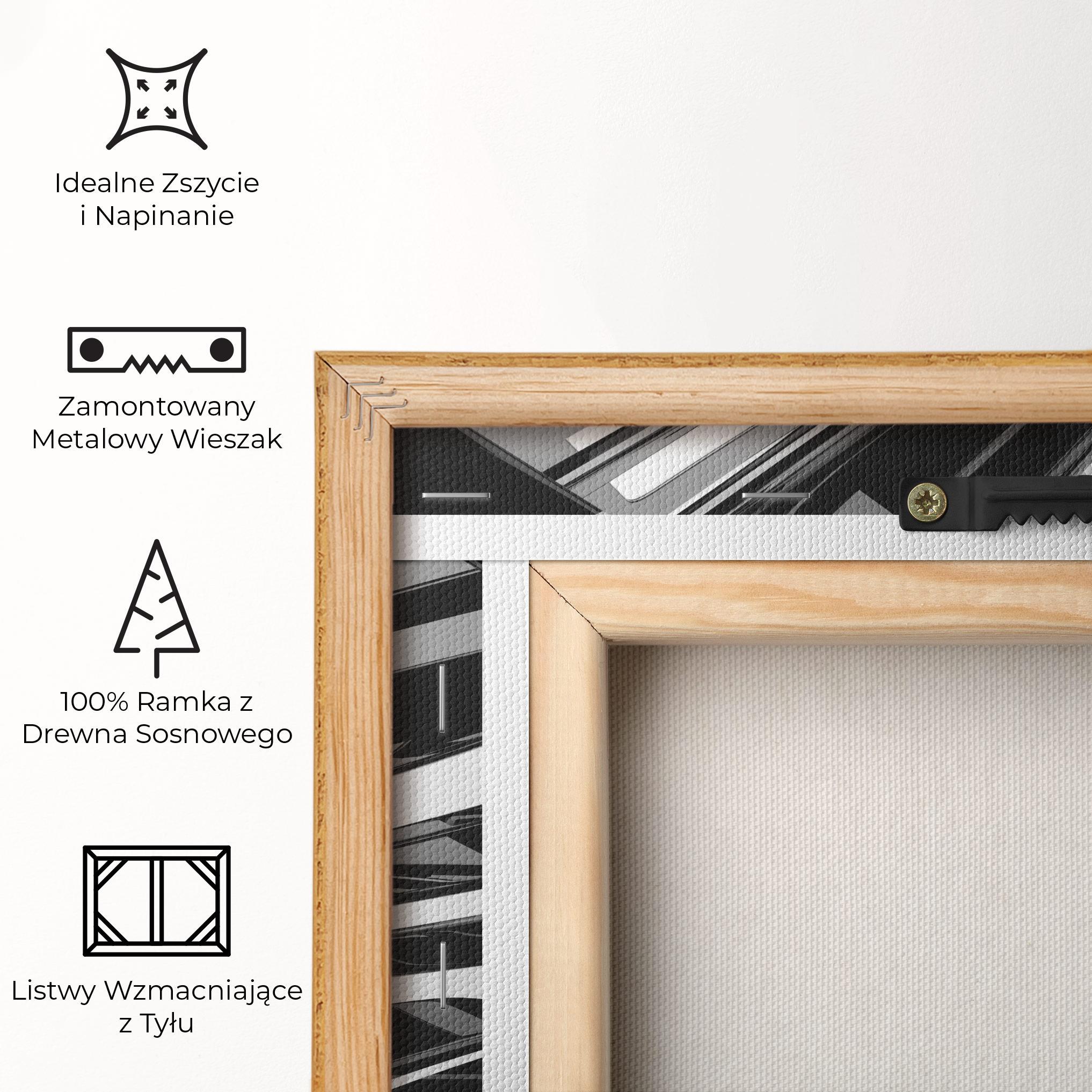 Obraz na Płótnie Black Sculpture mockup 5