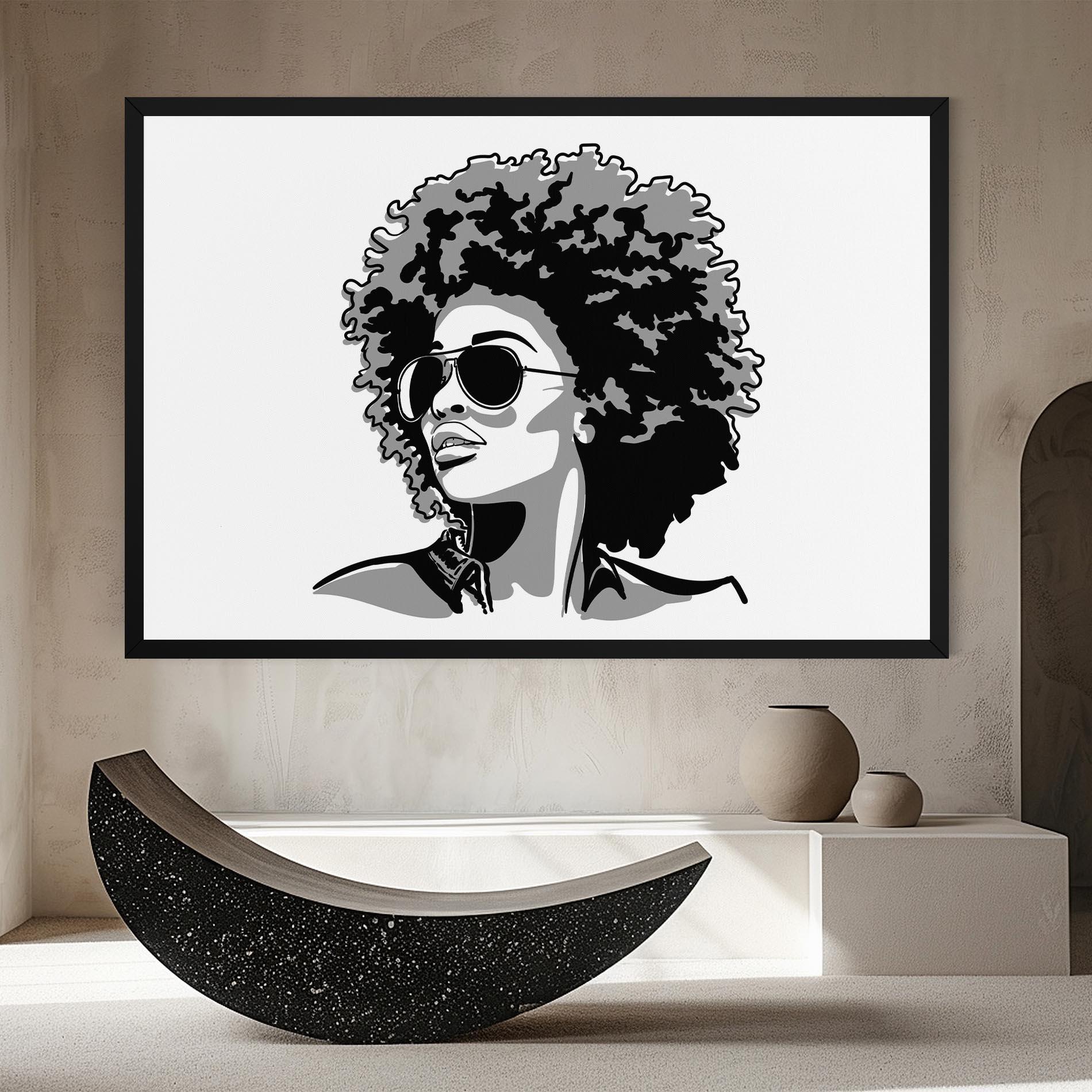 Obraz na Płótnie Black Grasses mockup 8