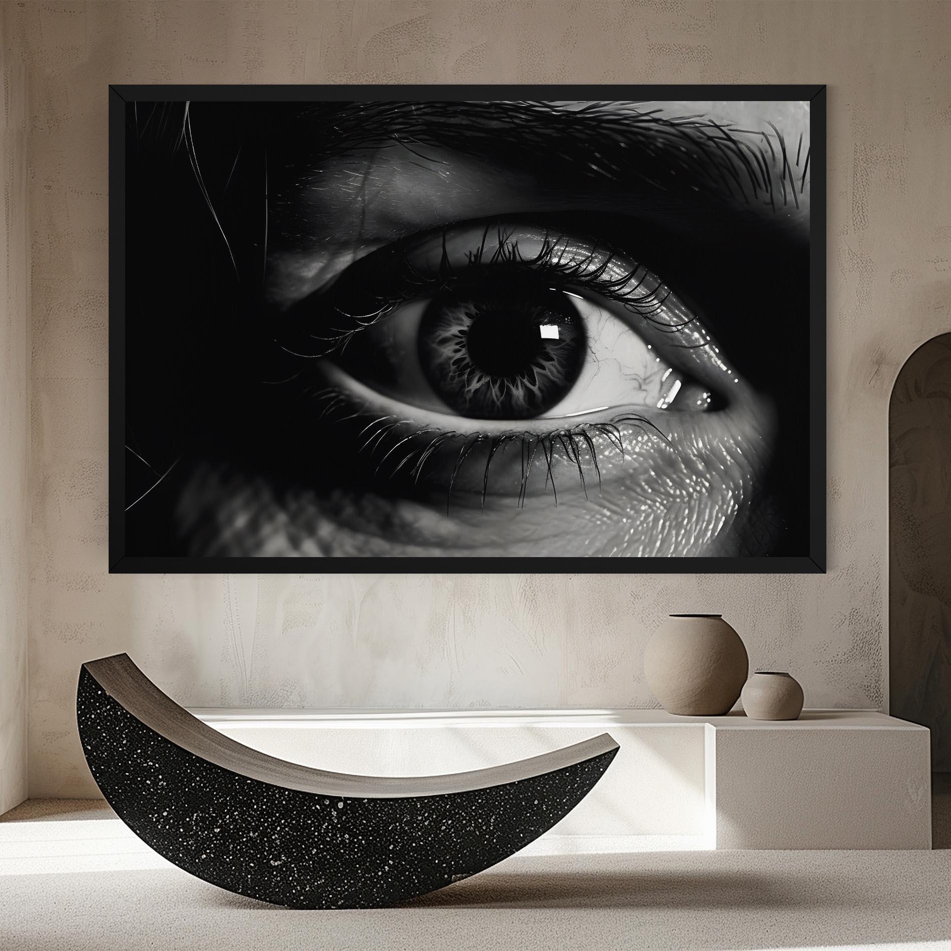 Obraz na Płótnie Eye Close Up mockup 8