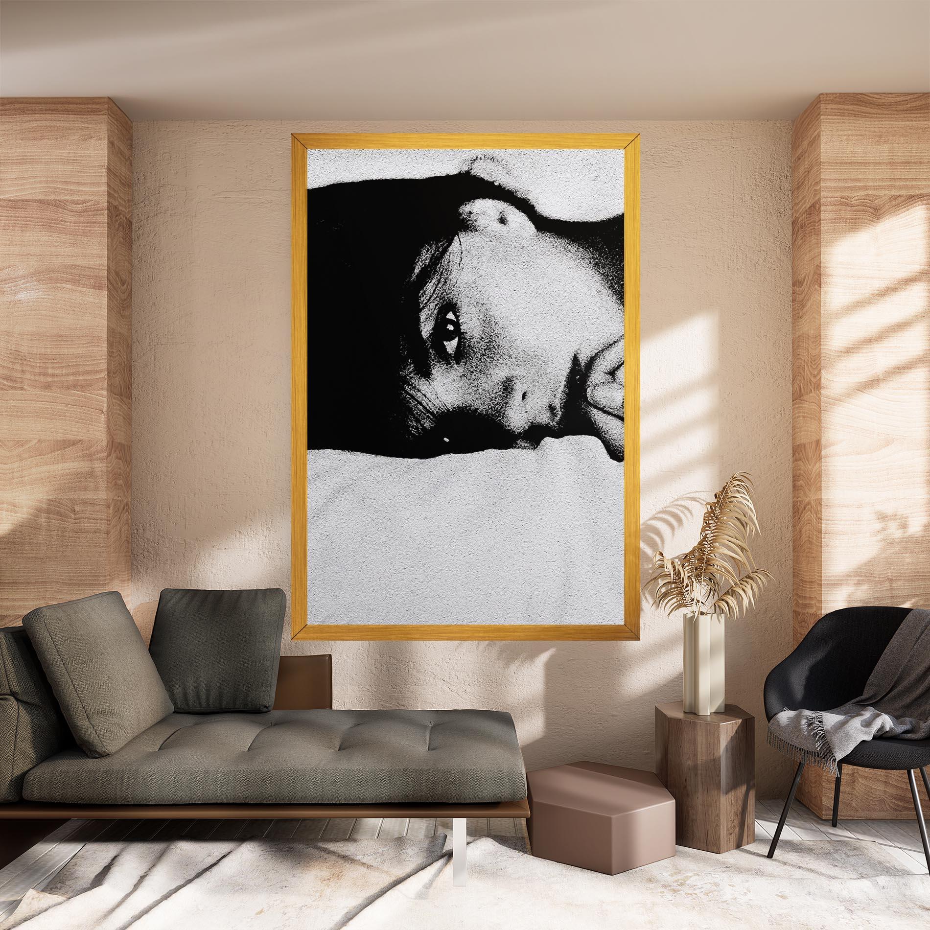 Obraz na Płótnie Eye Contact mockup 8