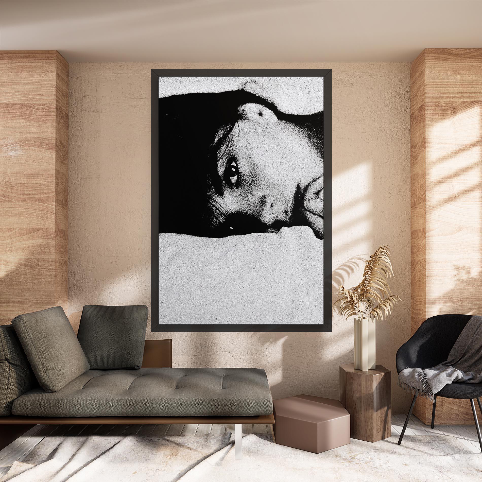 Obraz na Płótnie Eye Contact mockup 8