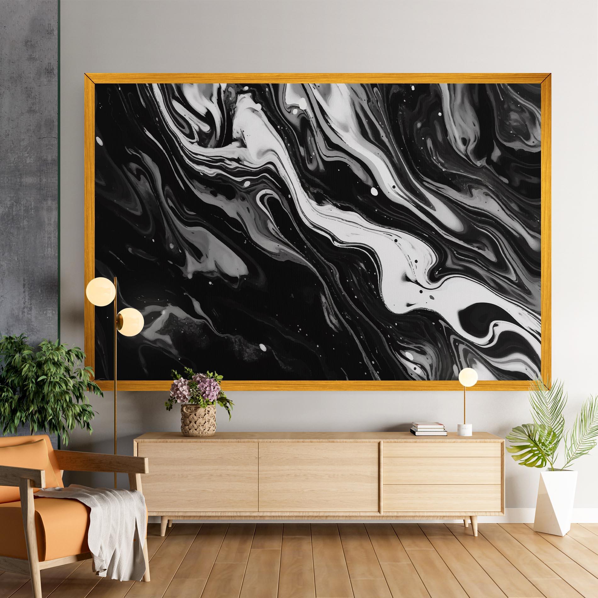 Obraz na Płótnie Grey Art Marble mockup 9