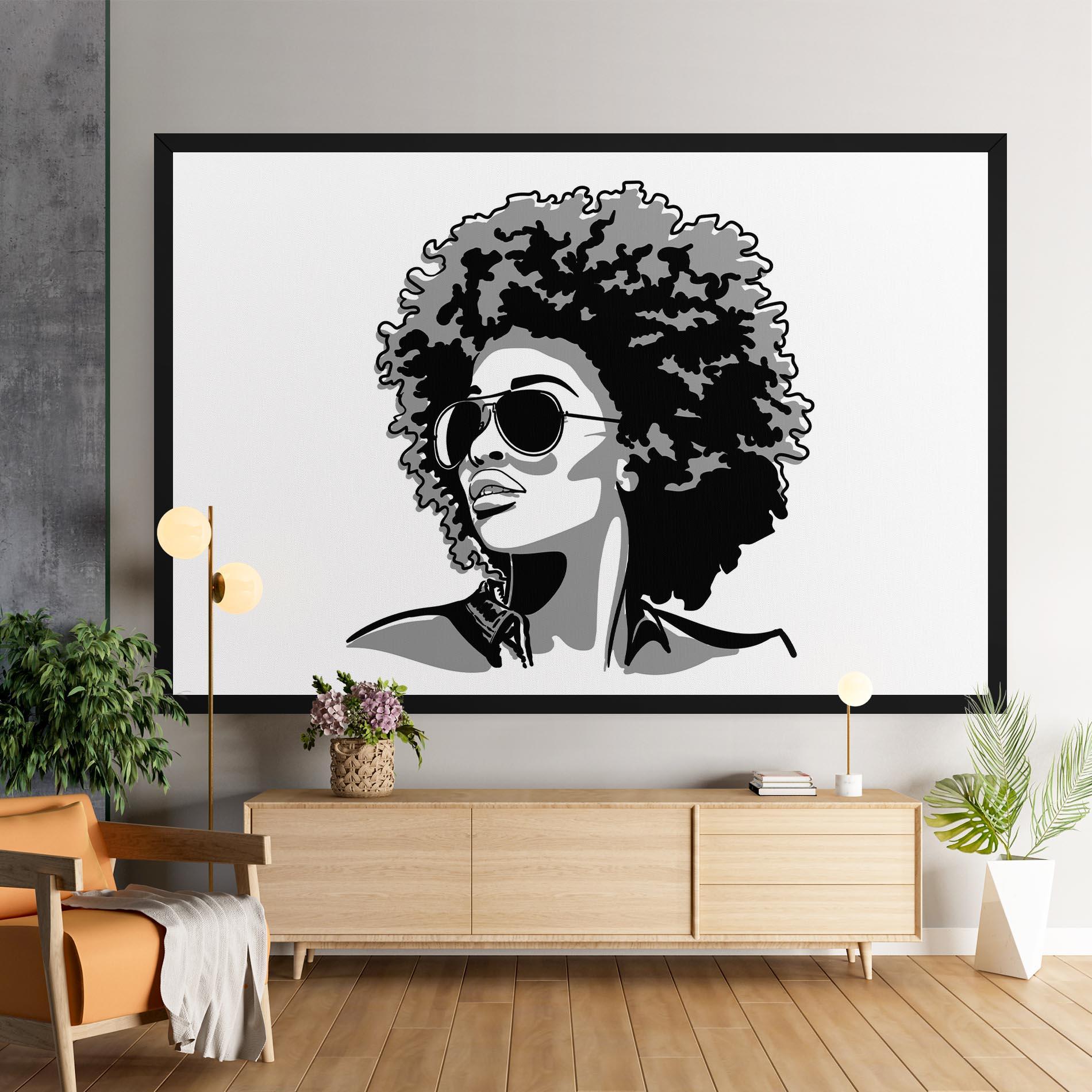 Obraz na Płótnie Black Grasses mockup 9