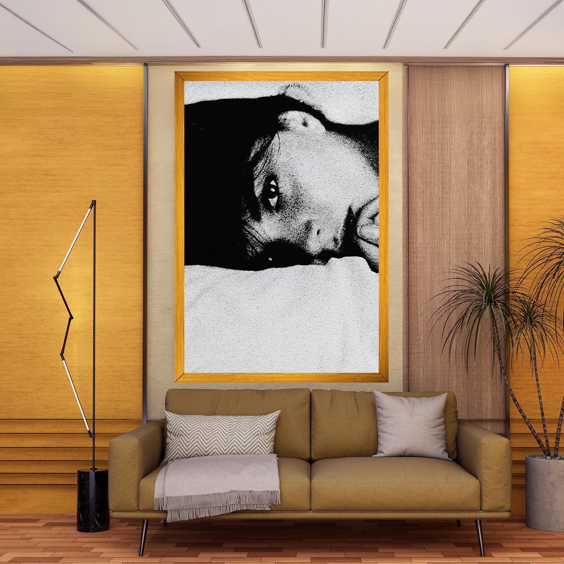 Obraz na Płótnie Eye Contact mockup 9