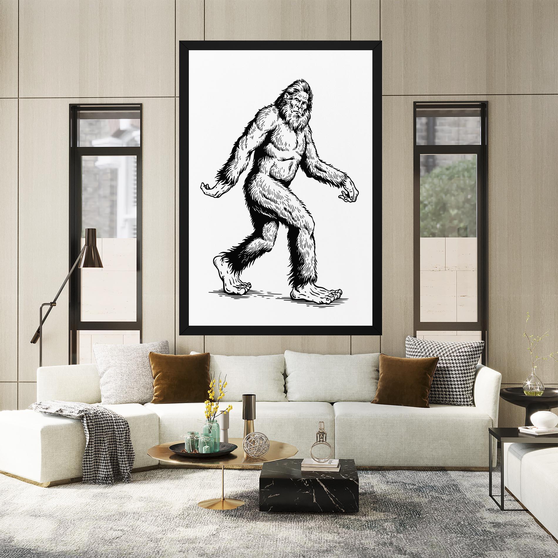 Obraz na Płótnie Yeti mockup 2