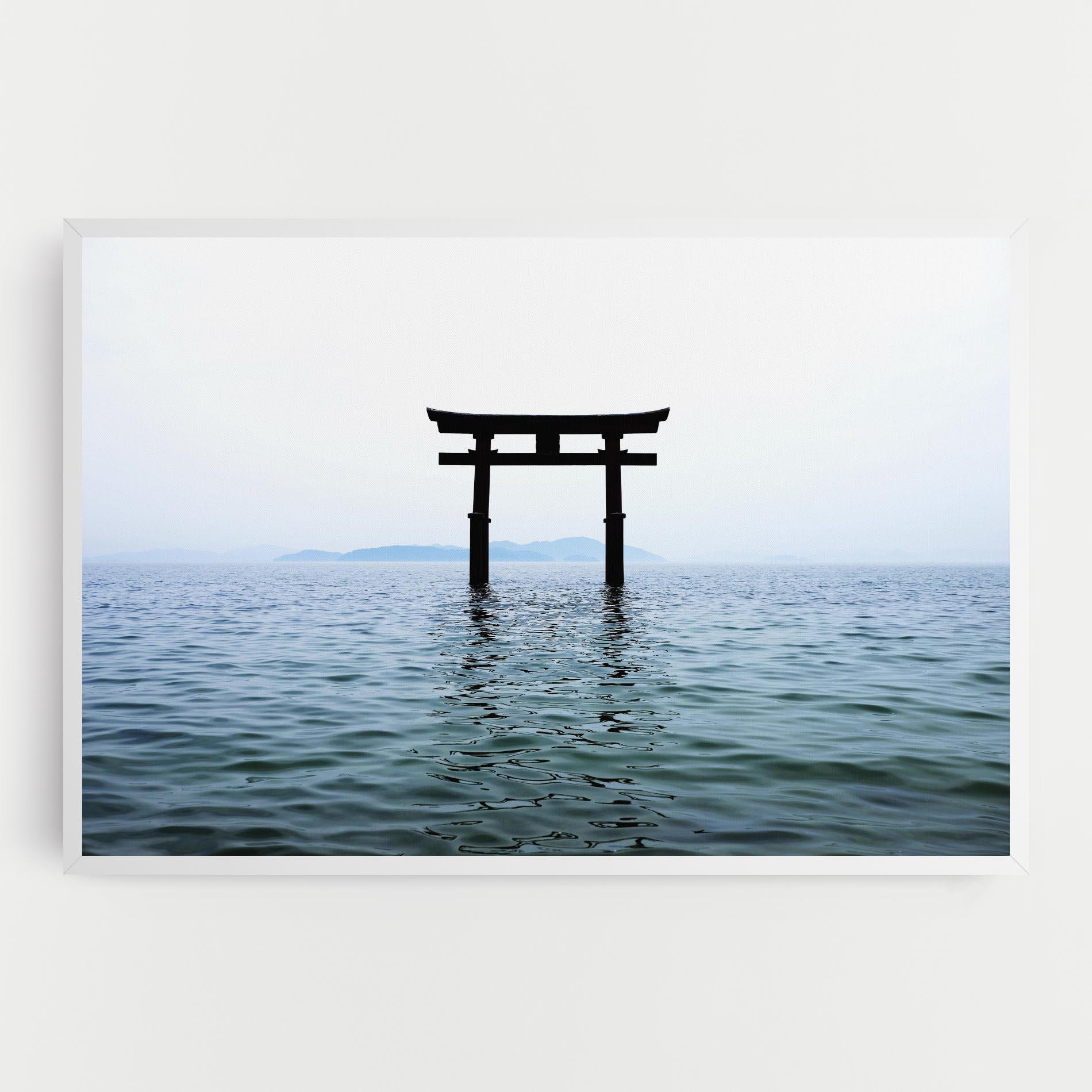 Obraz na Płótnie Japan Lake Gate mockup 0