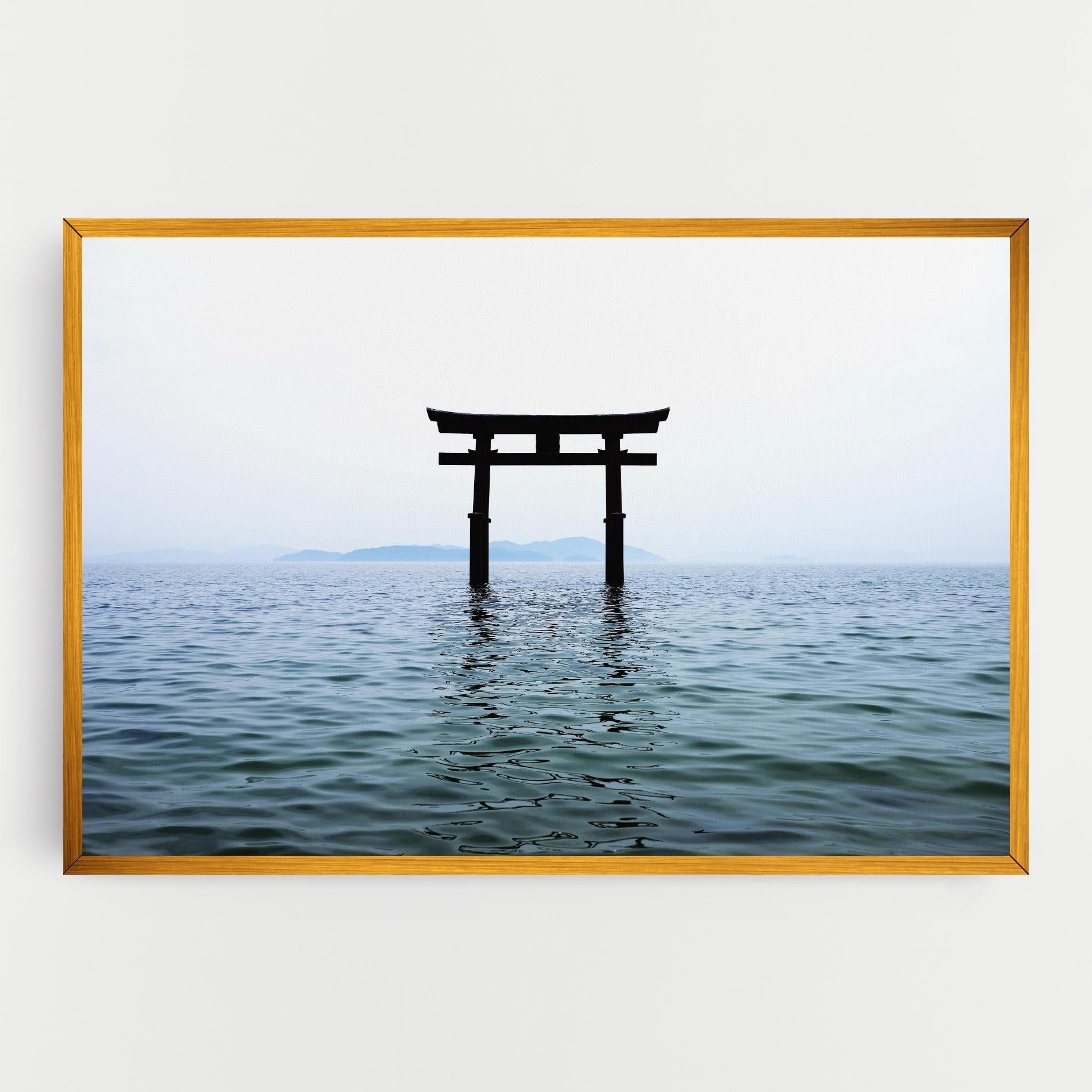 Obraz na Płótnie Japan Lake Gate mockup 0