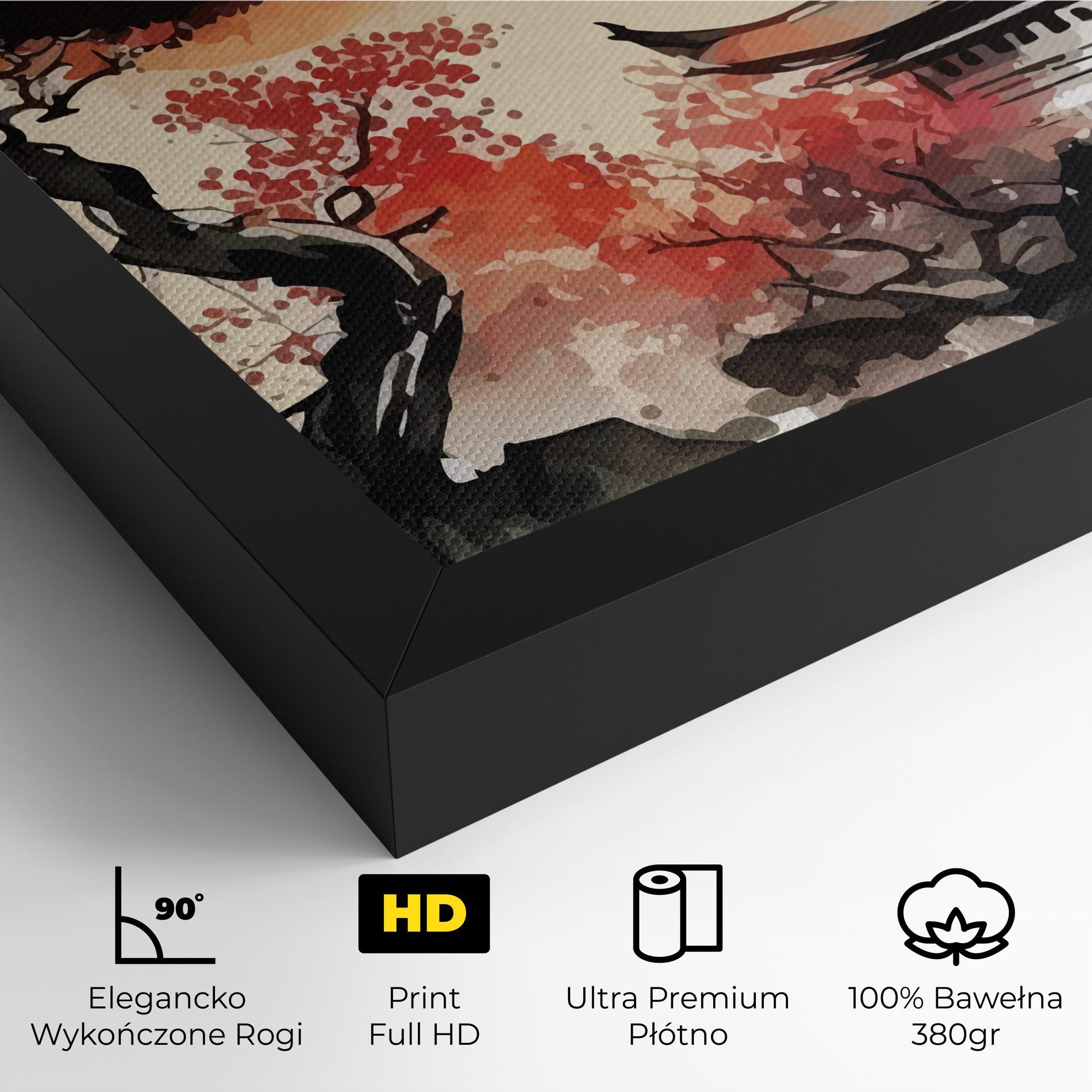 Obraz na Płótnie Asiatic Beautiful View mockup 4