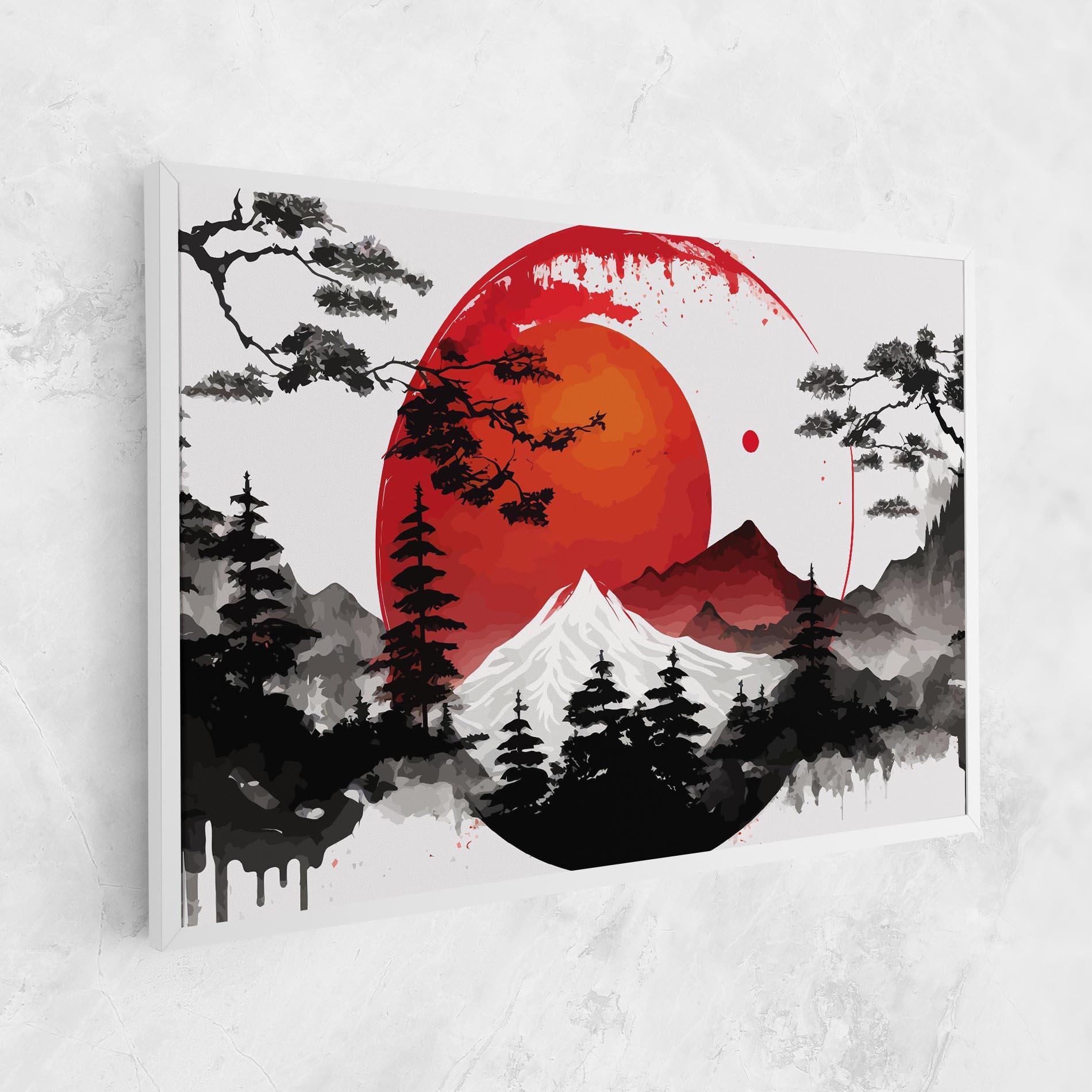 Obraz na Płótnie Yin Yang Mountain mockup 1
