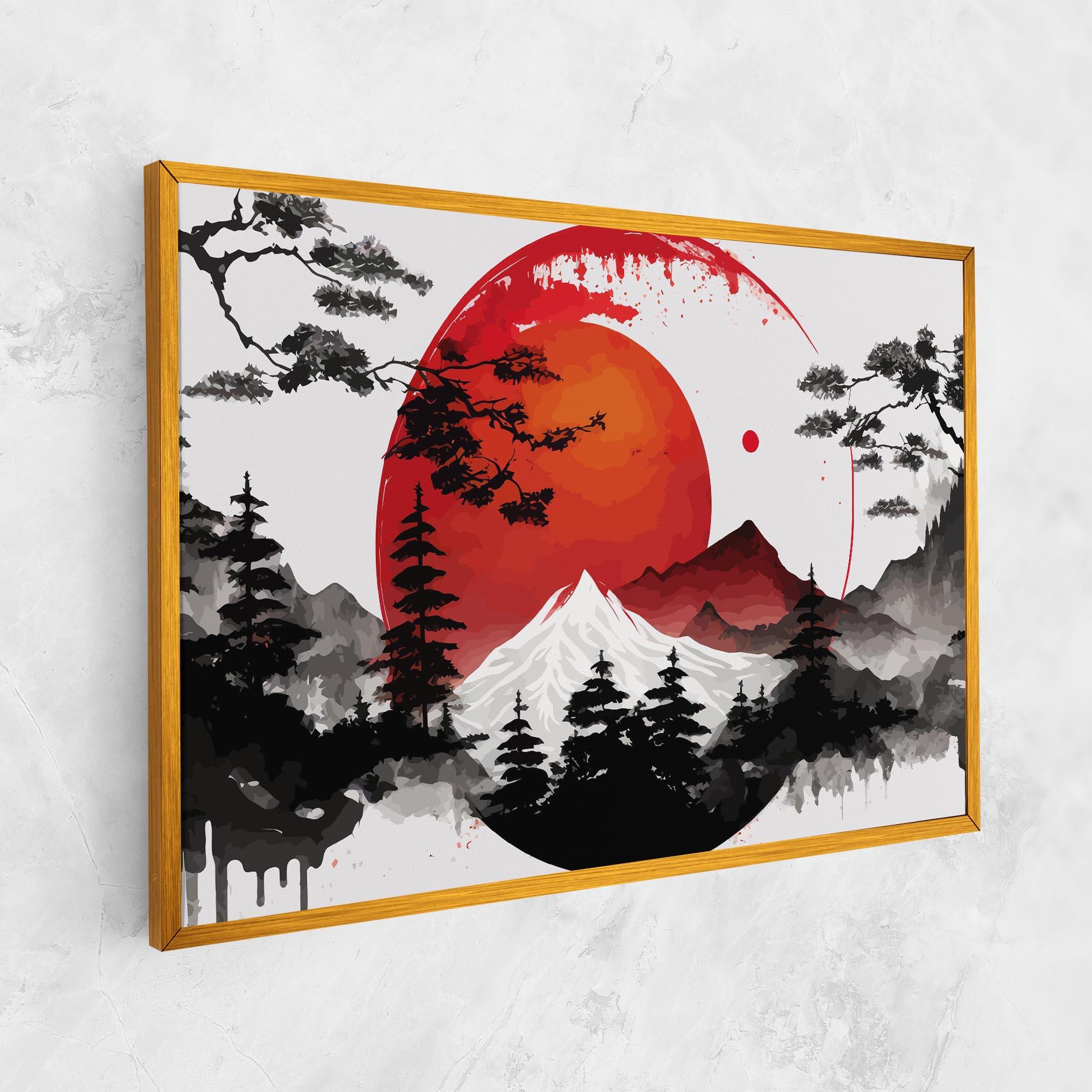 Obraz na Płótnie Yin Yang Mountain mockup 1