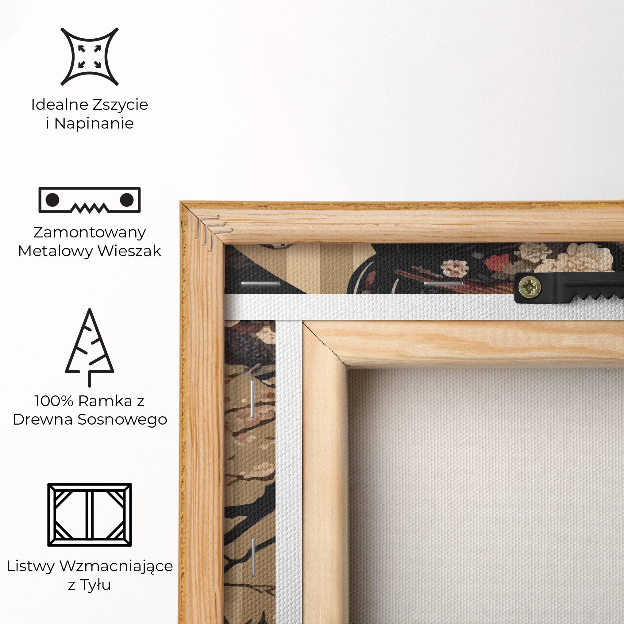 Obraz na Płótnie Asiatic Lady mockup 5