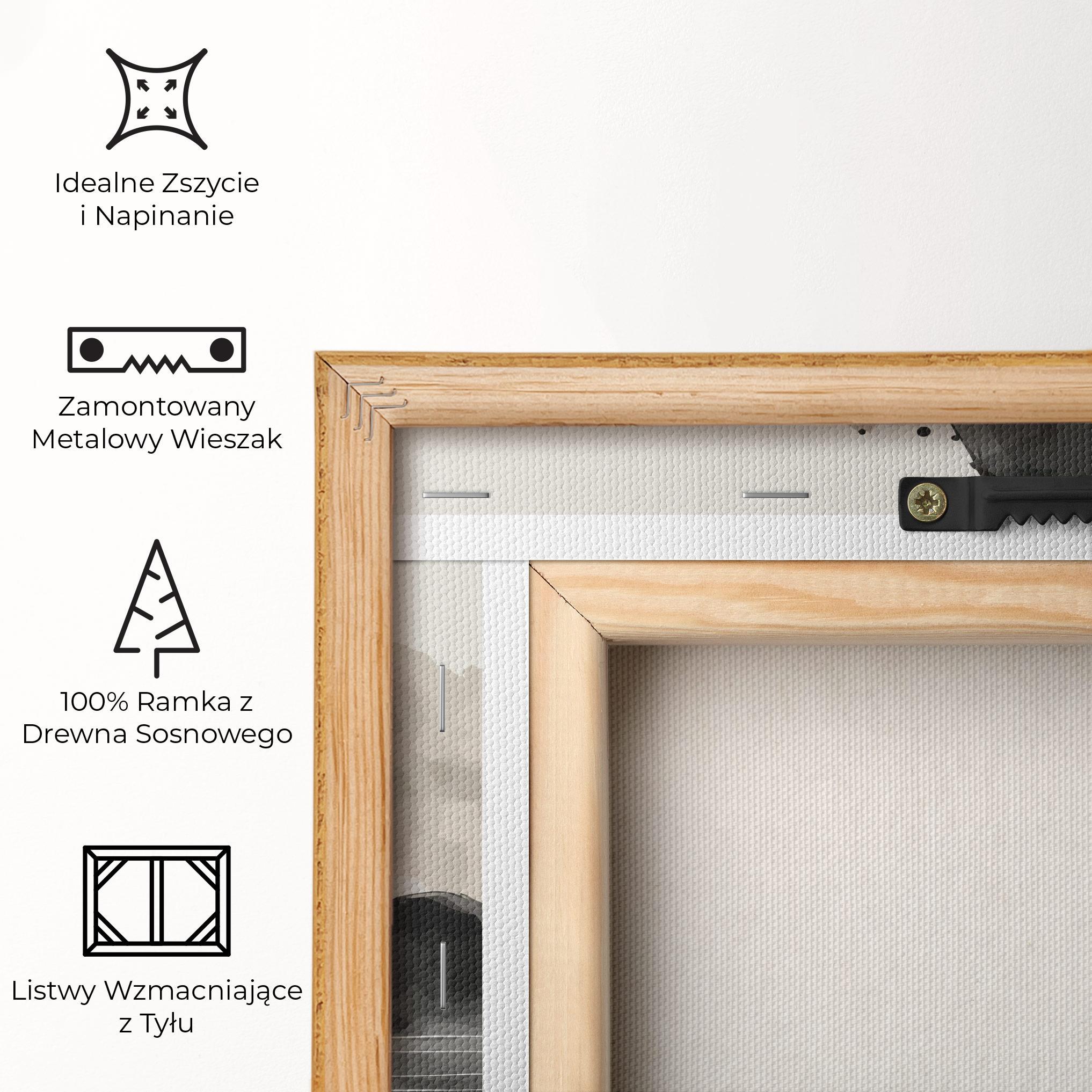 Obraz na Płótnie Black Ink Boat mockup 5