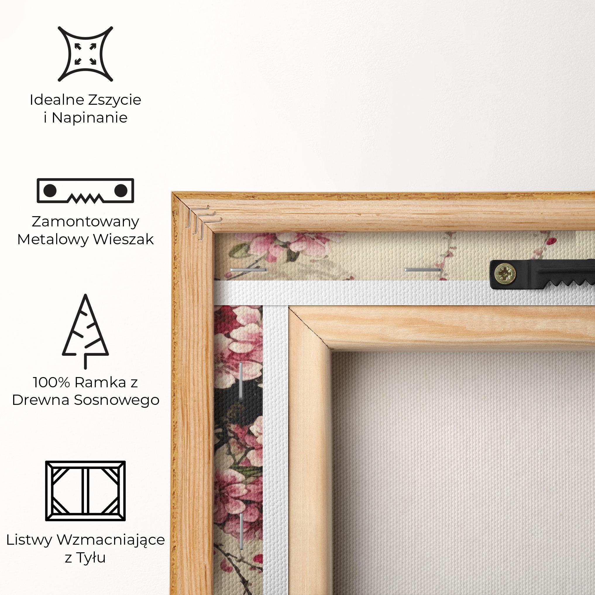 Obraz na Płótnie Cherry Blossom Birds mockup 5