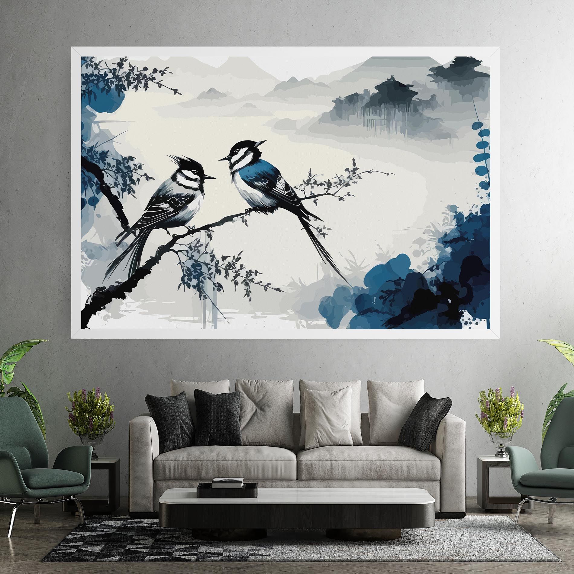 Asiatic Blue Bird mockup 7