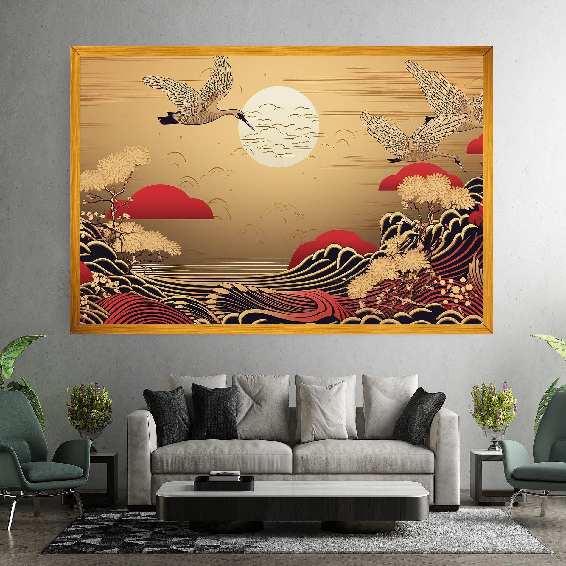 Obraz na Płótnie Chinese Wind Art mockup 7