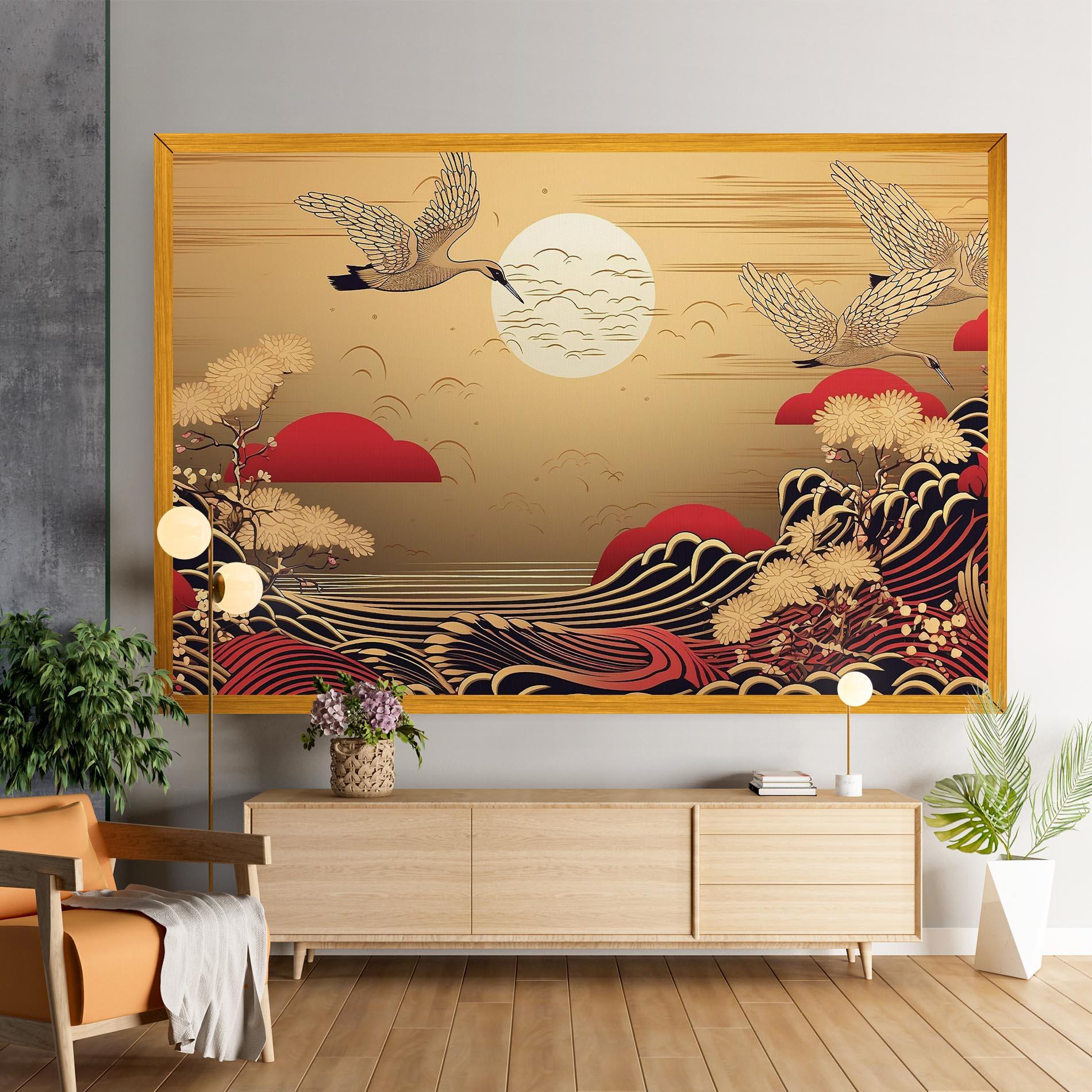 Obraz na Płótnie Chinese Wind Art mockup 9