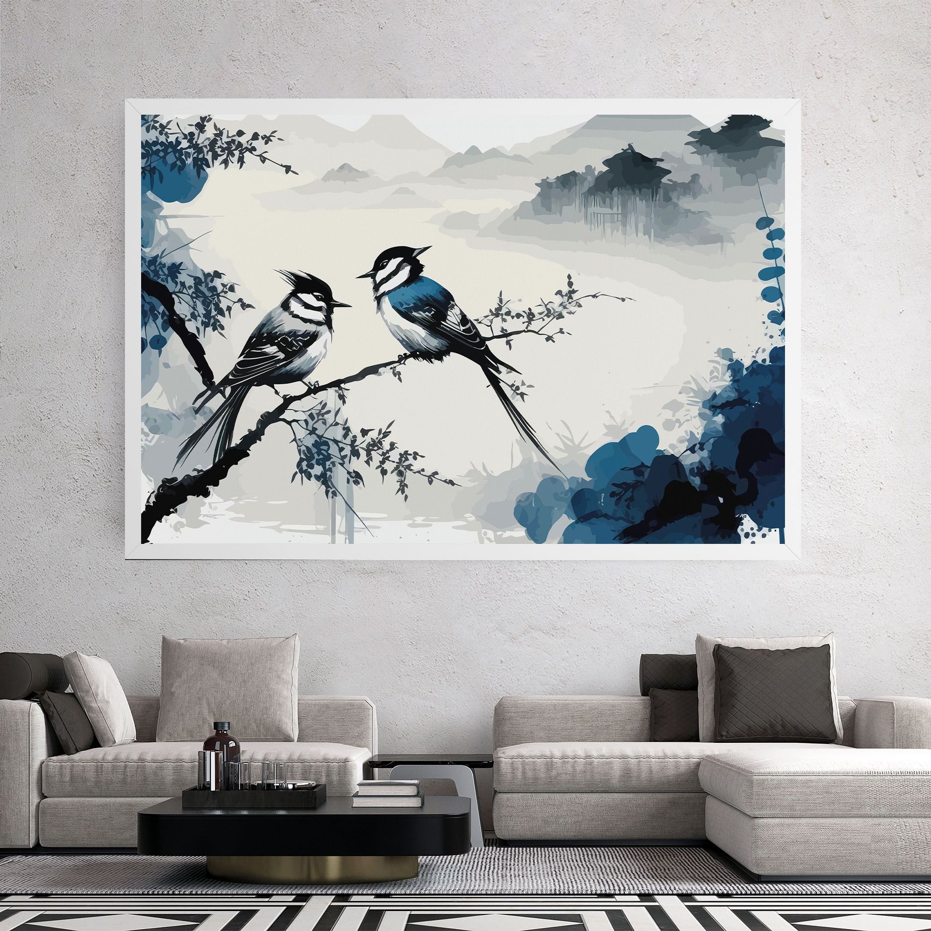 Asiatic Blue Bird mockup 2