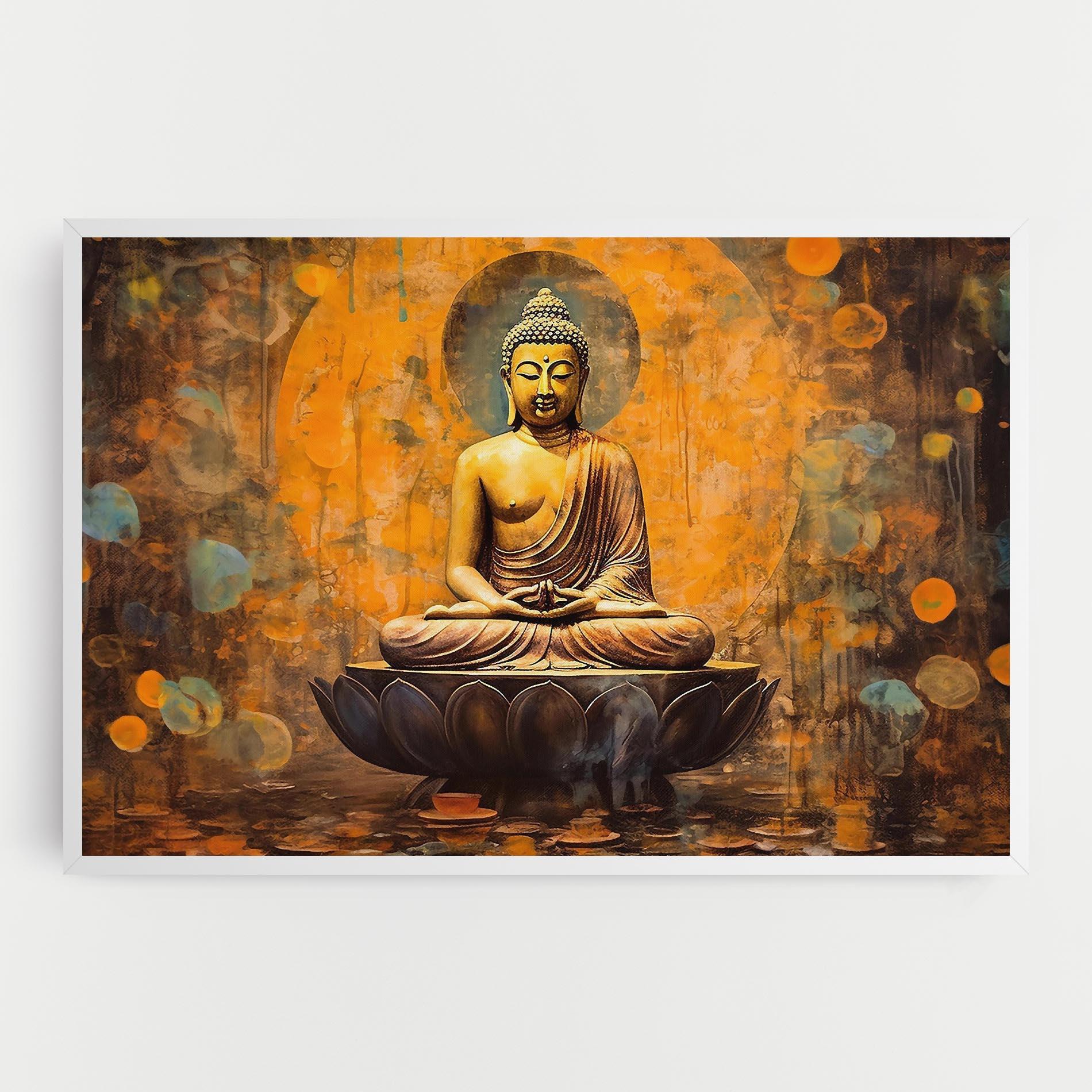 Obraz na Płótnie Buddha Floating Art mockup 0