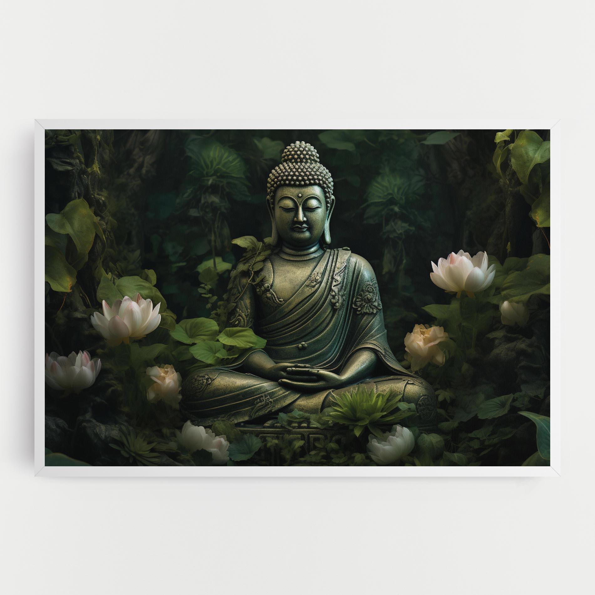 Obraz na Płótnie Buddha Lotus Flower mockup 0