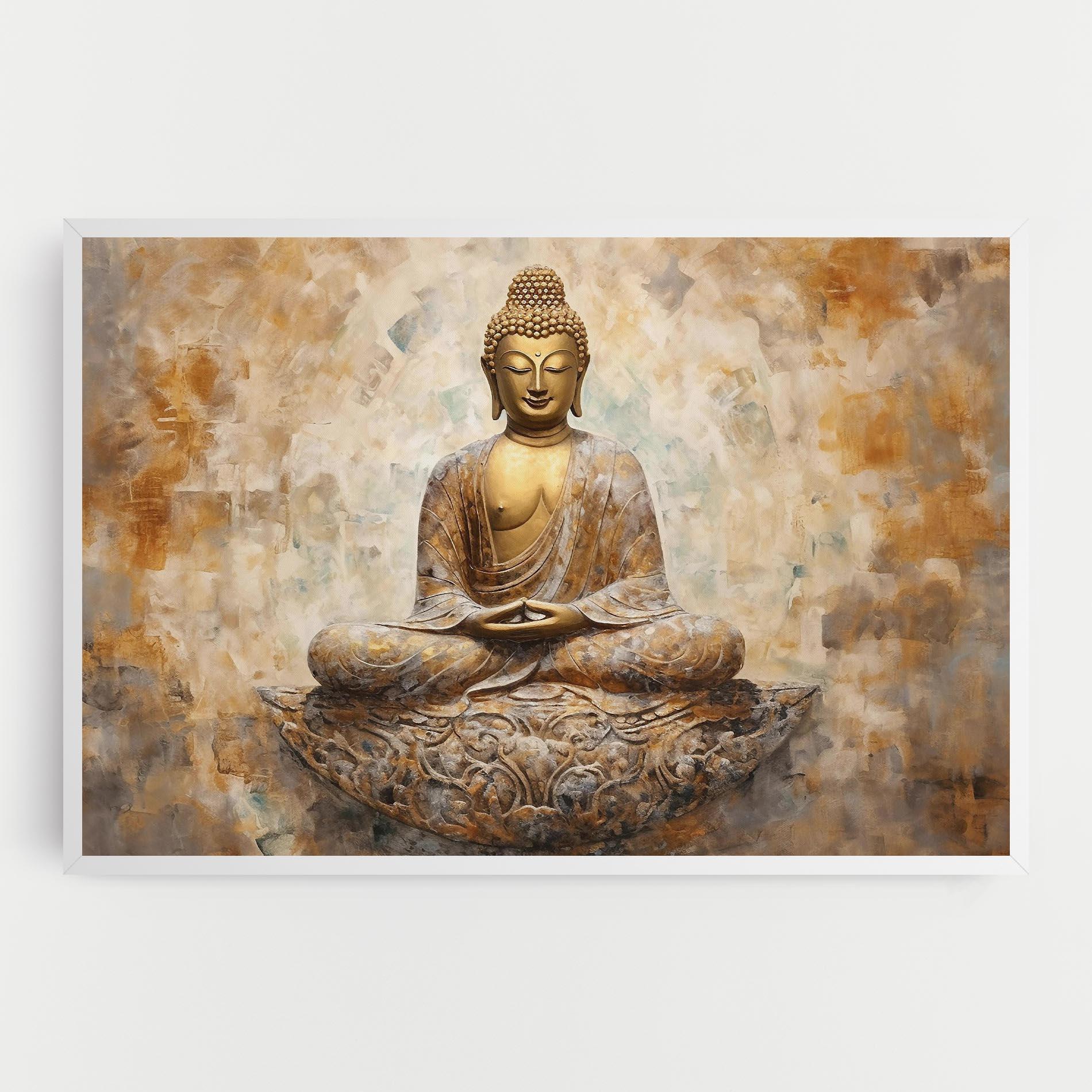 Obraz na Płótnie Cream Buddha Art mockup 0